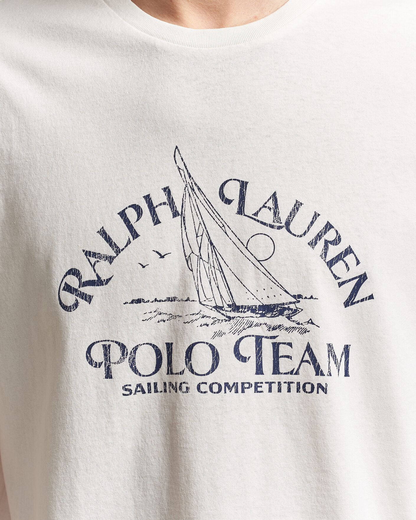 Hombres | Camisetas | Polo Ralph Lauren | Ralph's Beach Club Printed Tee Deckwash White