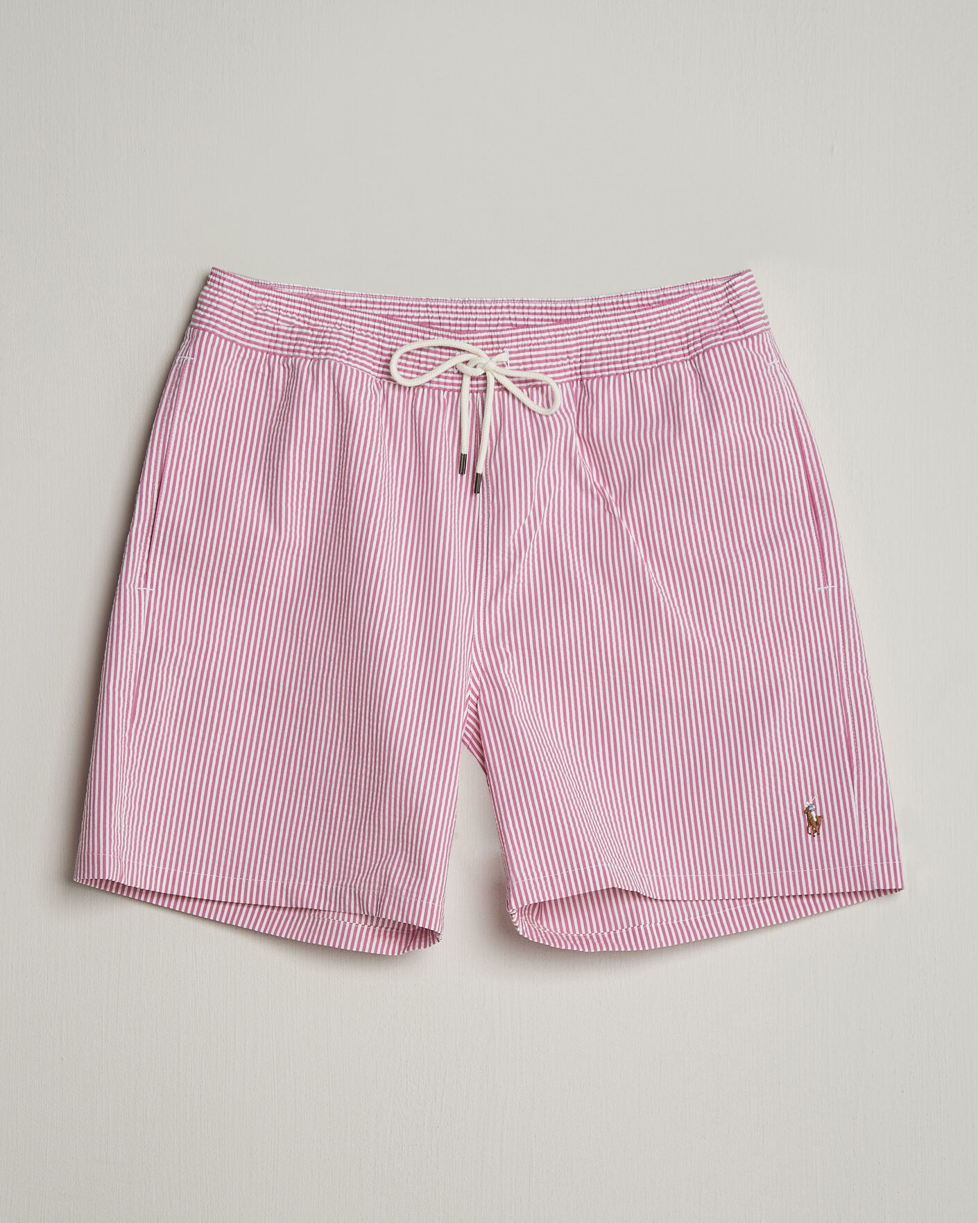 Hombres | Bañadores | Polo Ralph Lauren | Traveler Mid Trunk Seersucker Rose