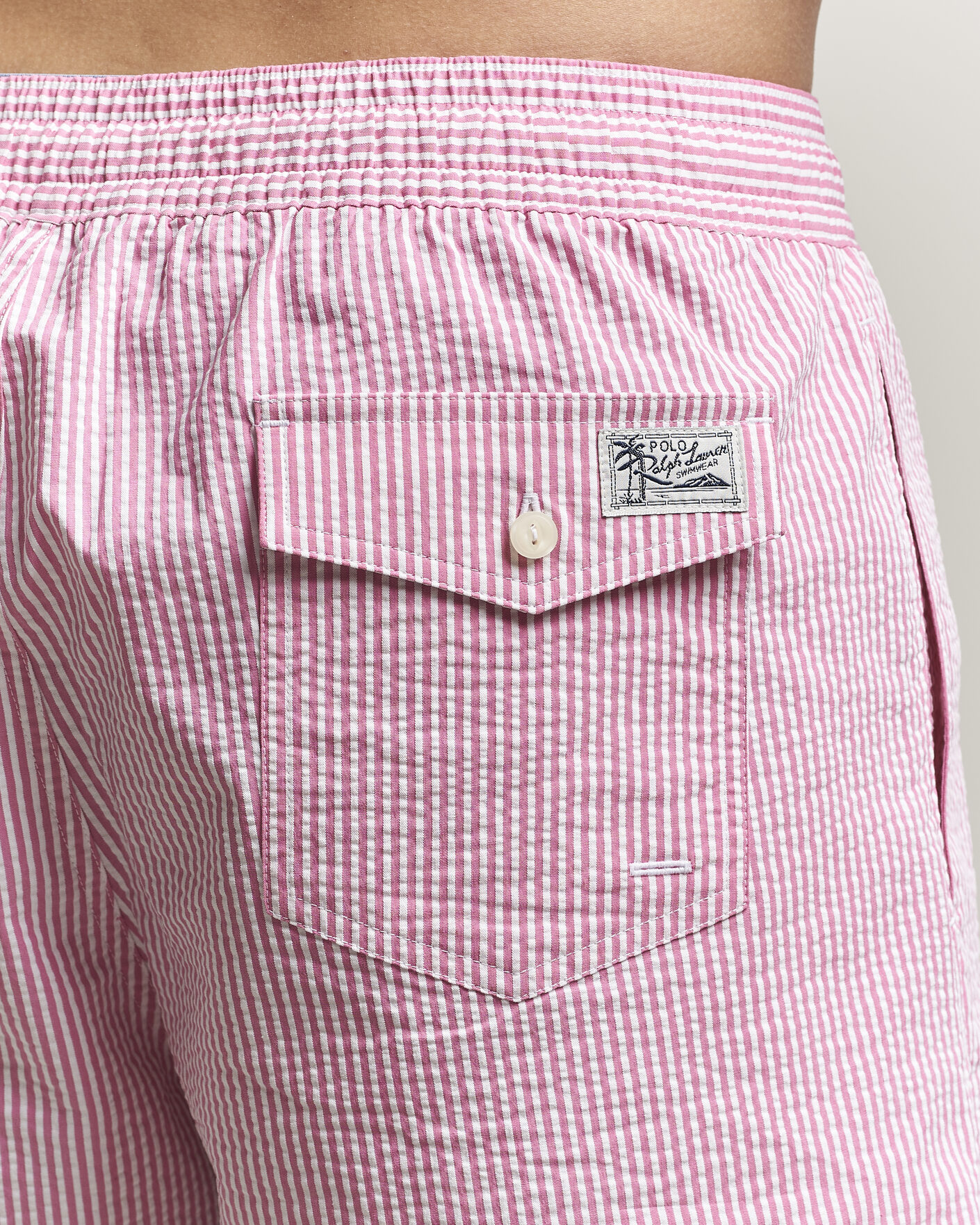 Hombres | Bañadores | Polo Ralph Lauren | Traveler Mid Trunk Seersucker Rose
