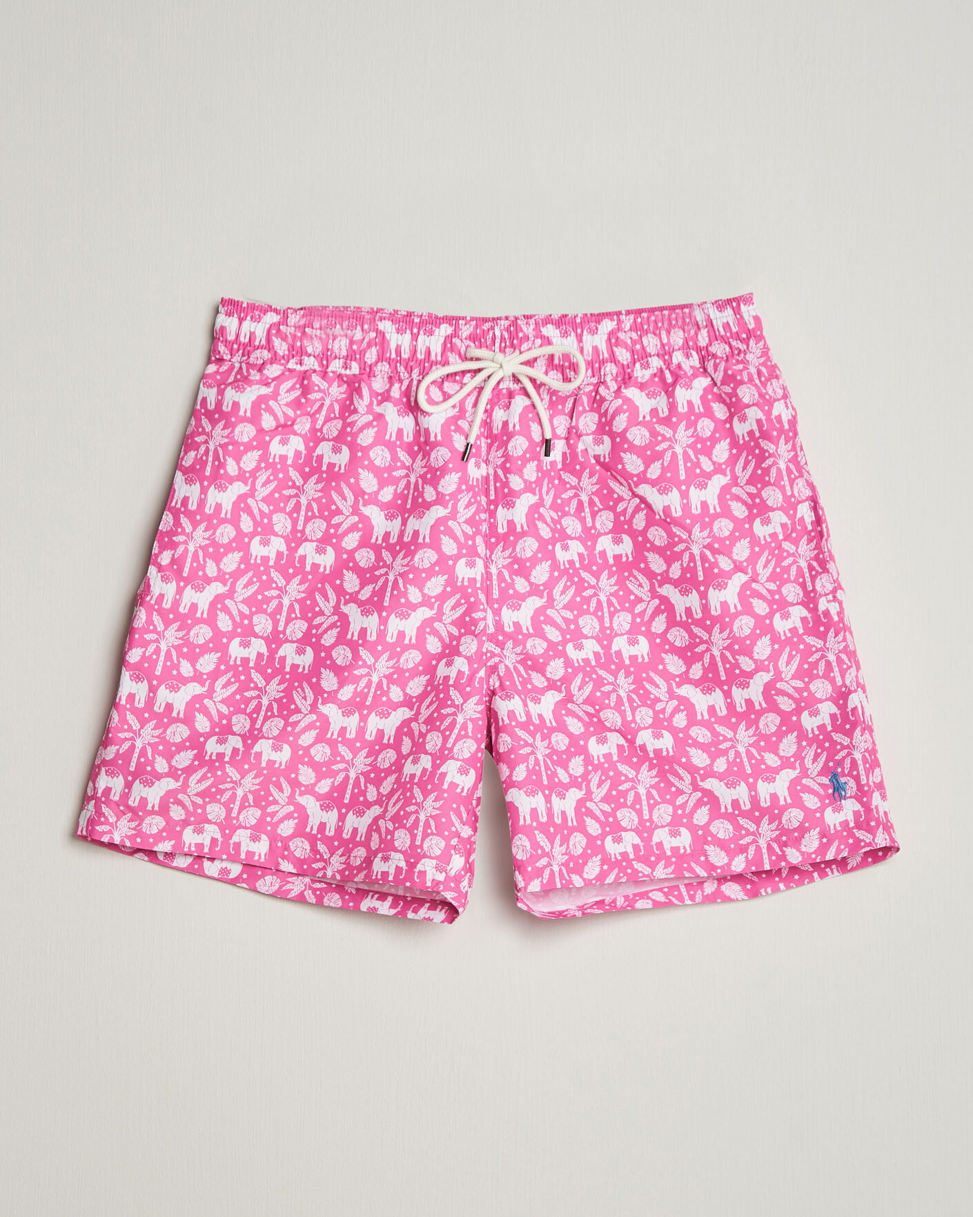 Hombres | Polo Ralph Lauren Traveler Print Mid Trunk Pink | Polo Ralph Lauren | Traveler Print Mid Trunk Pink