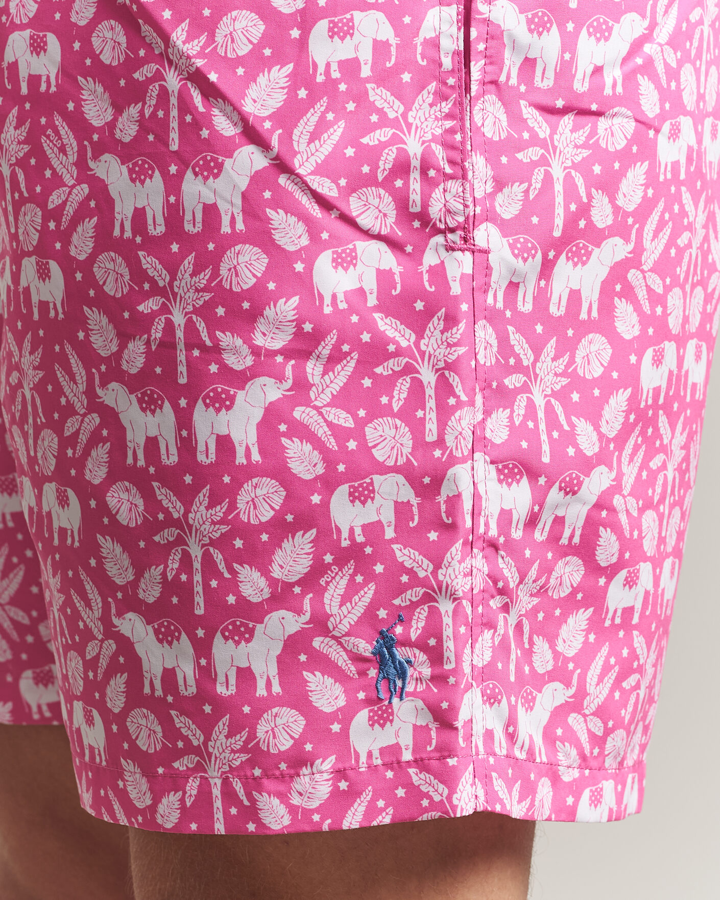 Hombres | Polo Ralph Lauren Traveler Print Mid Trunk Pink | Polo Ralph Lauren | Traveler Print Mid Trunk Pink