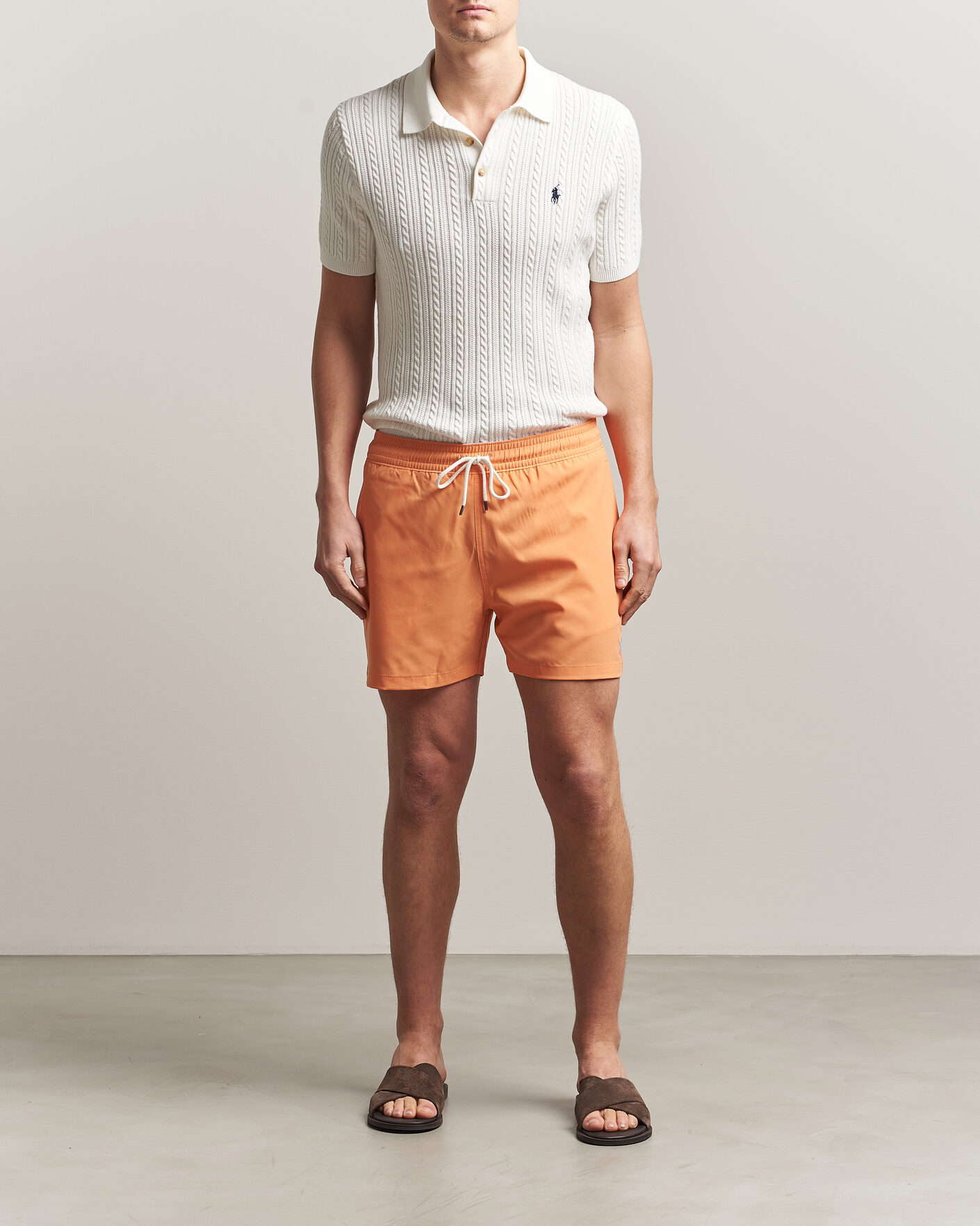Hombres | Bañadores | Polo Ralph Lauren | Traveler Slim Trunk Orange