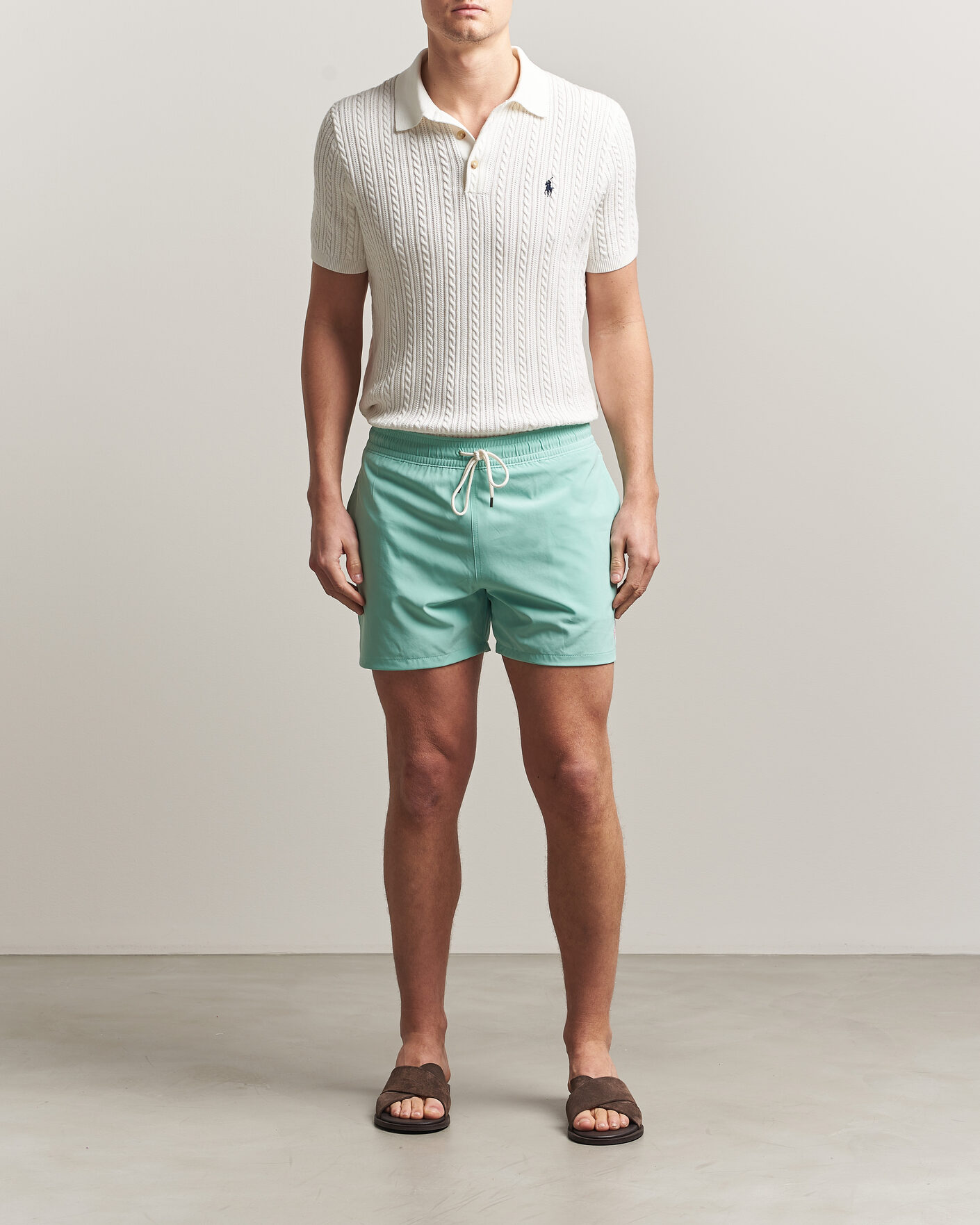 Hombres | Bañadores | Polo Ralph Lauren | Traveler Slim Trunk Celadon