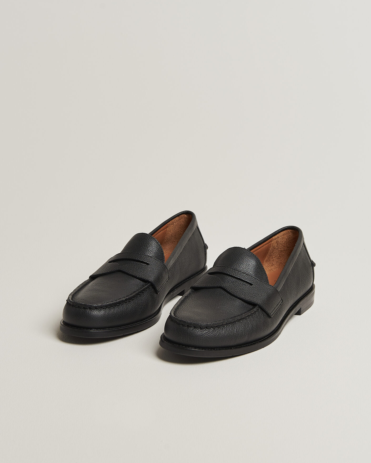 Hombres | Mocasines | Polo Ralph Lauren | Alston Penny Loafer Black Pebble Calf