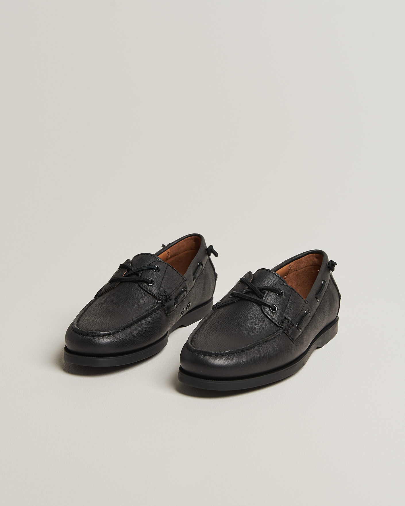Hombres | Zapatos náuticos | Polo Ralph Lauren | Merton Boatshoe Triple Black