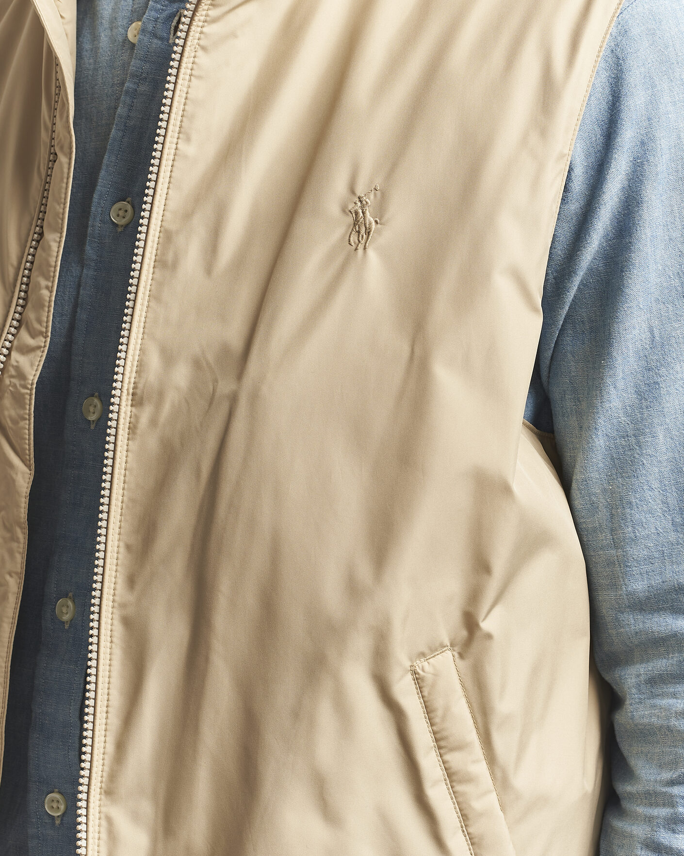 Hombres | Chalecos | Polo Ralph Lauren | Insulated Packable Vest Beige