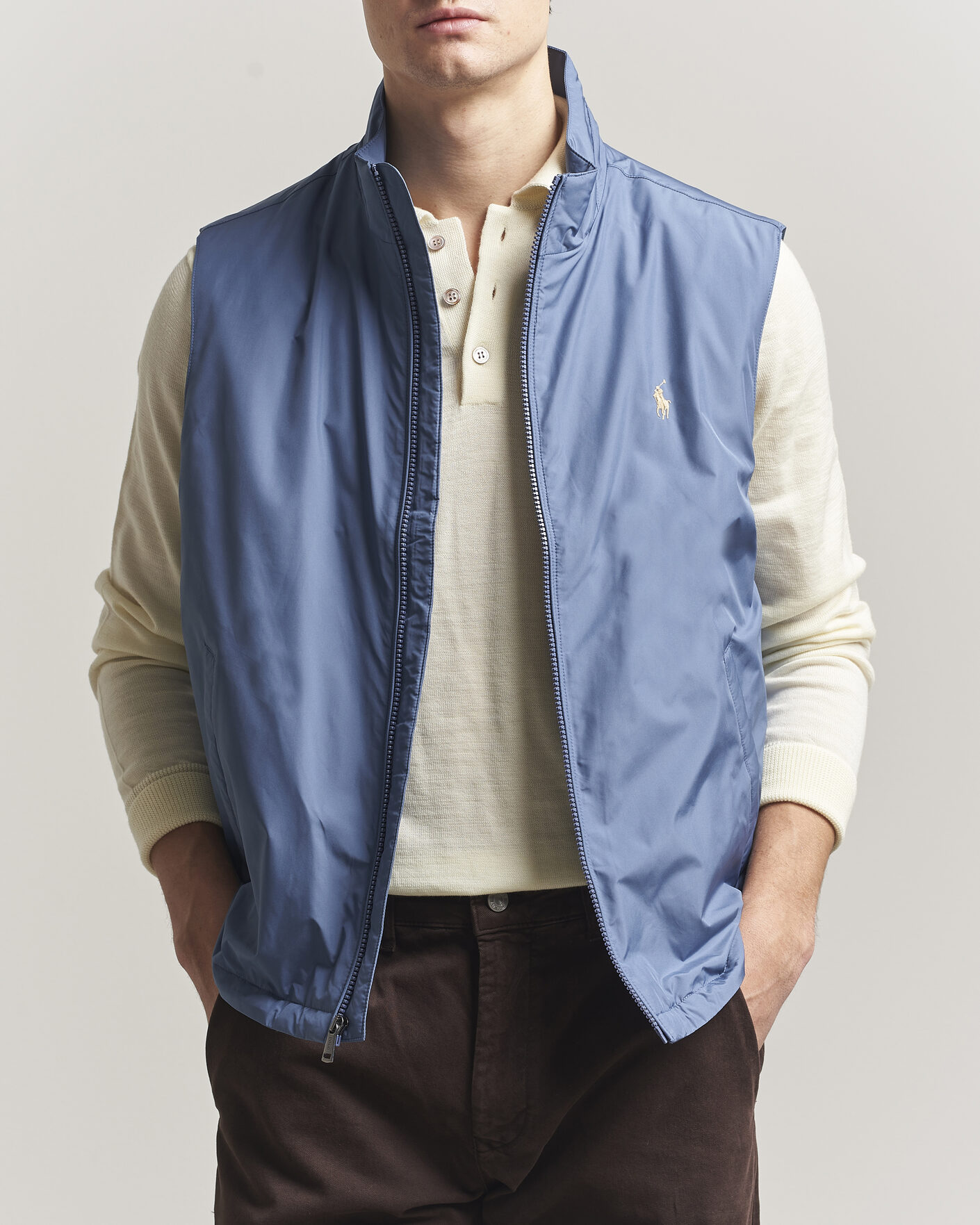 Hombres | Chalecos | Polo Ralph Lauren | Insulated Packable Vest Capri Blue