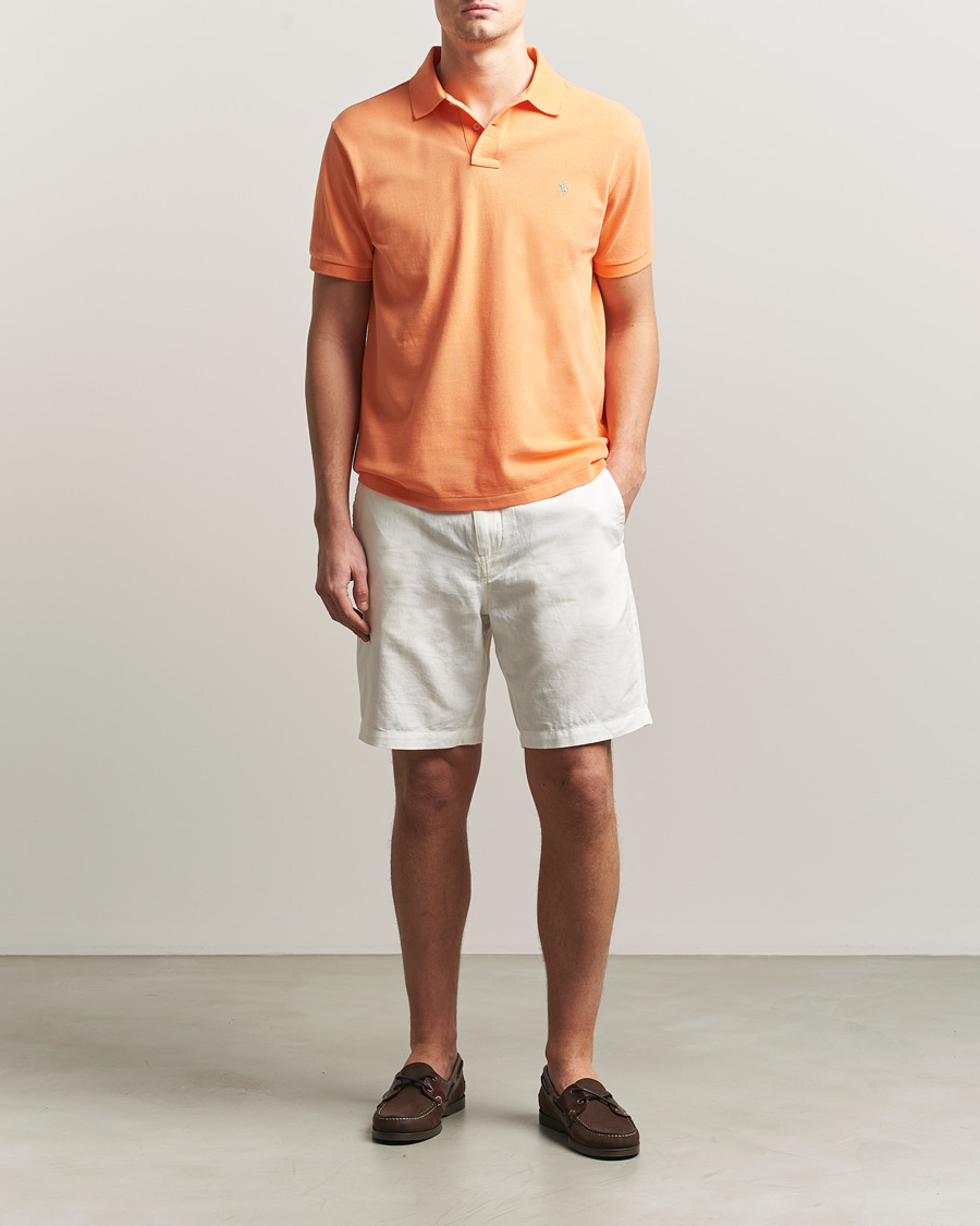 Hombres | Polos | Polo Ralph Lauren | Custom Slim Fit Polo Pompano Orange