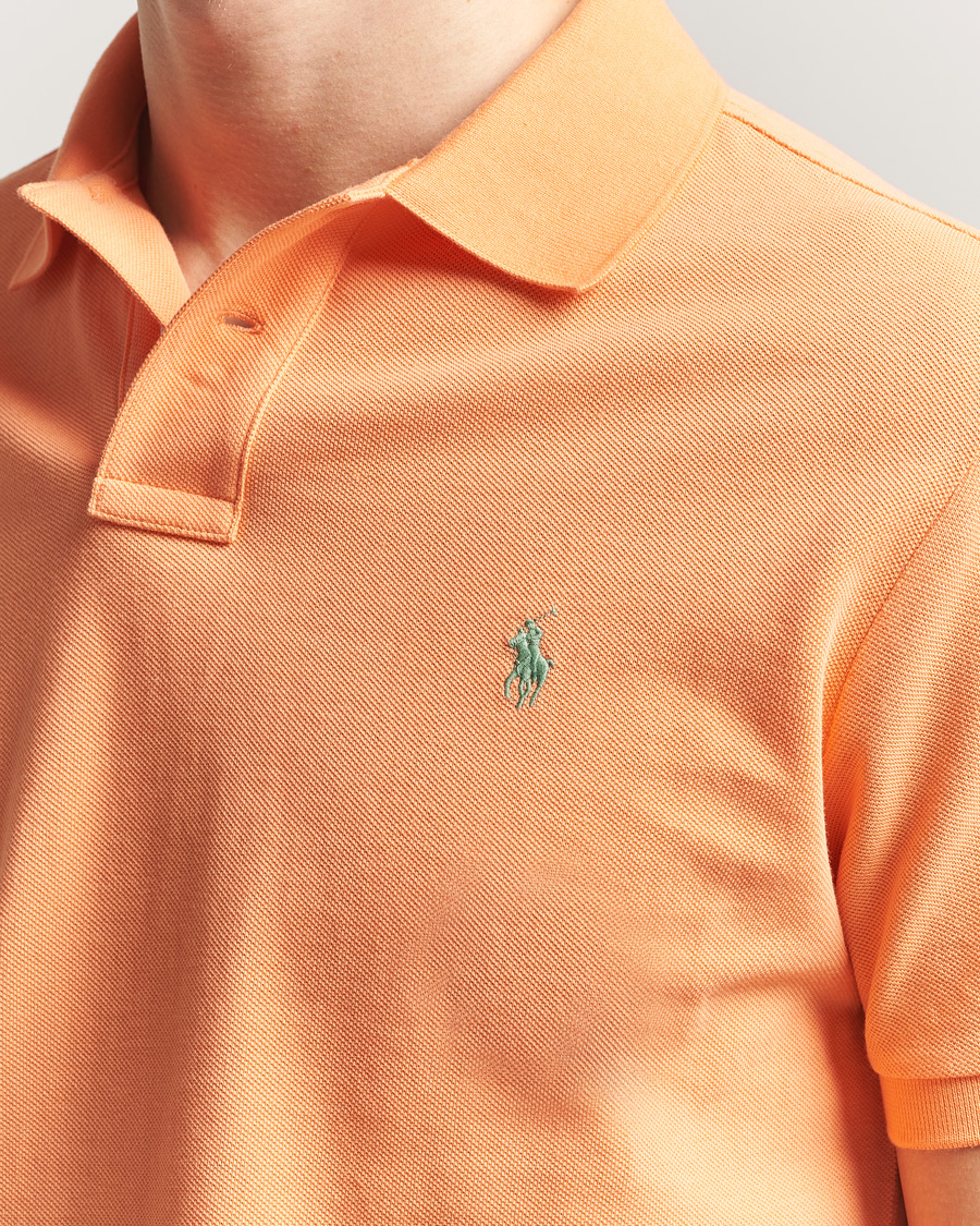 Hombres | Polos | Polo Ralph Lauren | Custom Slim Fit Polo Pompano Orange