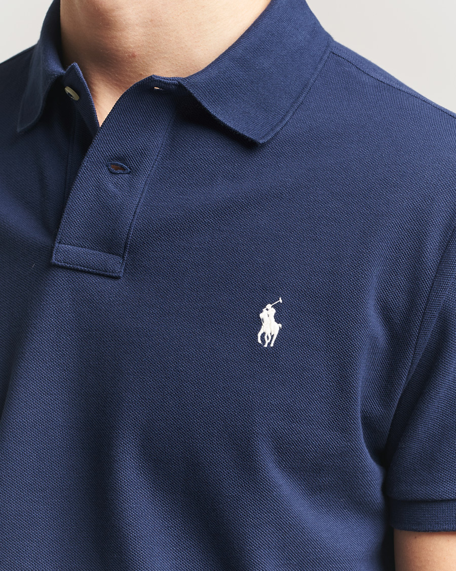 Hombres | Polos | Polo Ralph Lauren | Custom Slim Fit Polo Navy
