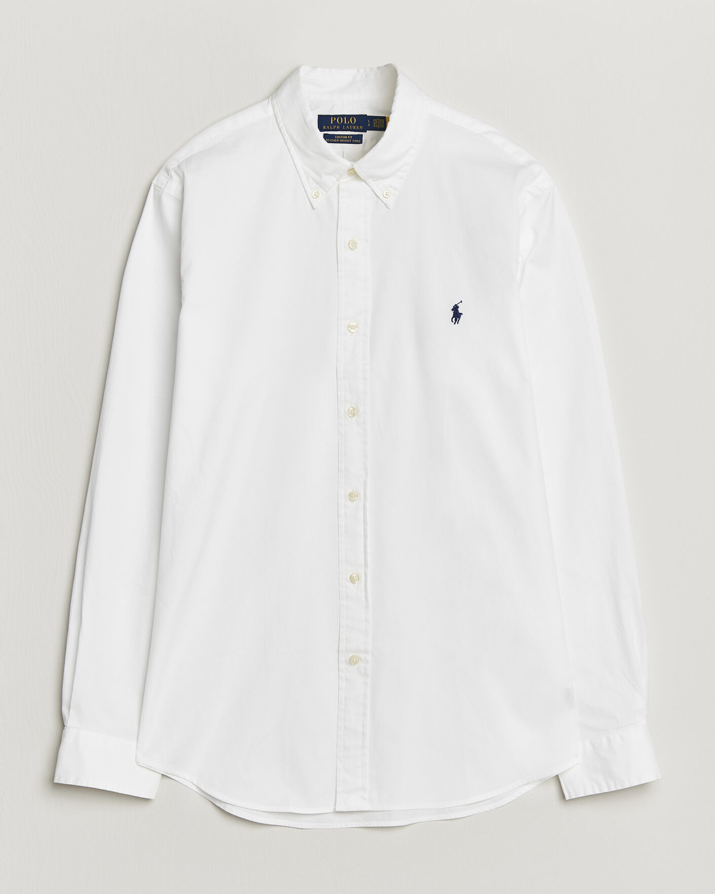 Hombres | Camisas | Polo Ralph Lauren | Custom Fit Garment Twill Shirt White