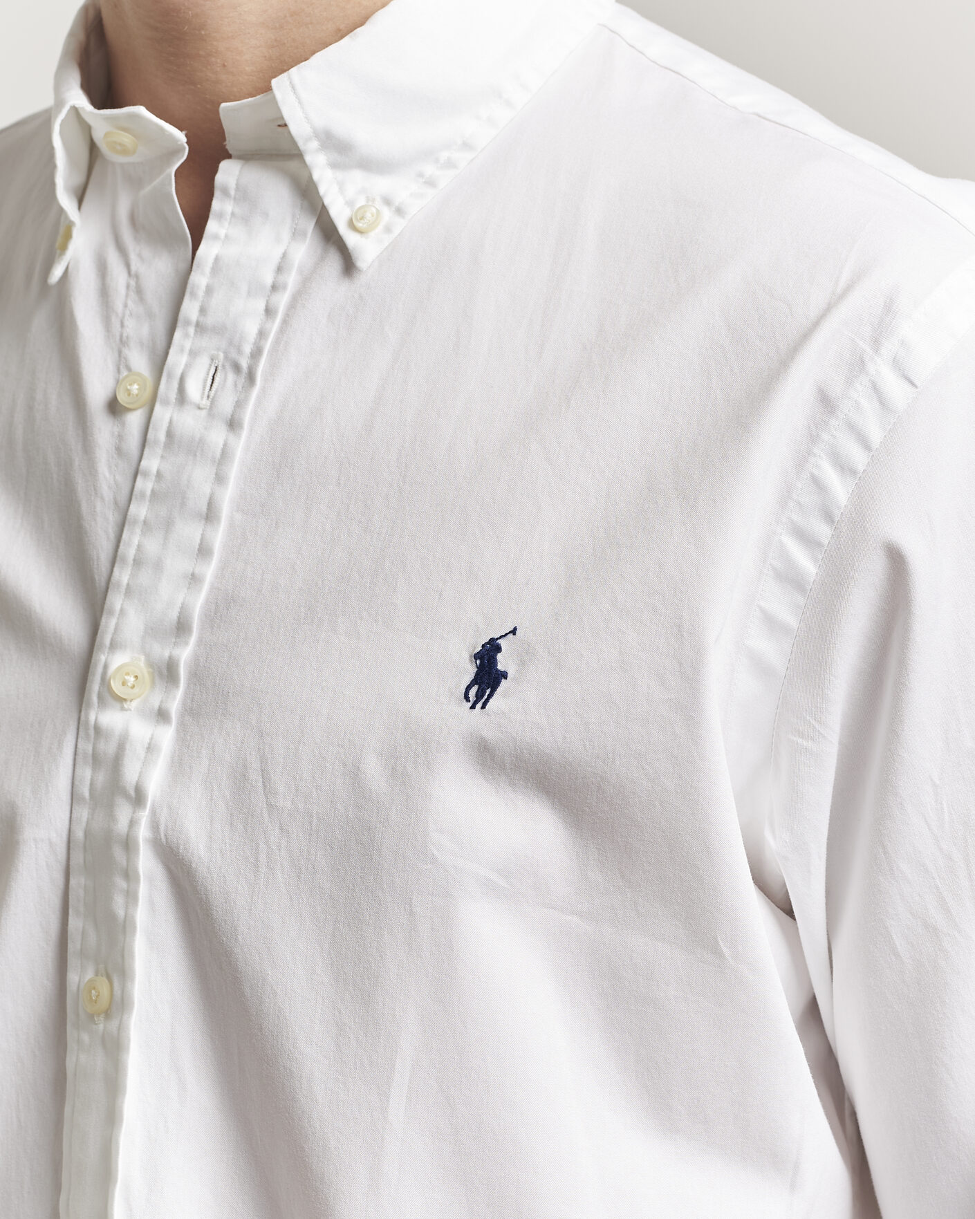 Hombres | Camisas | Polo Ralph Lauren | Custom Fit Garment Twill Shirt White