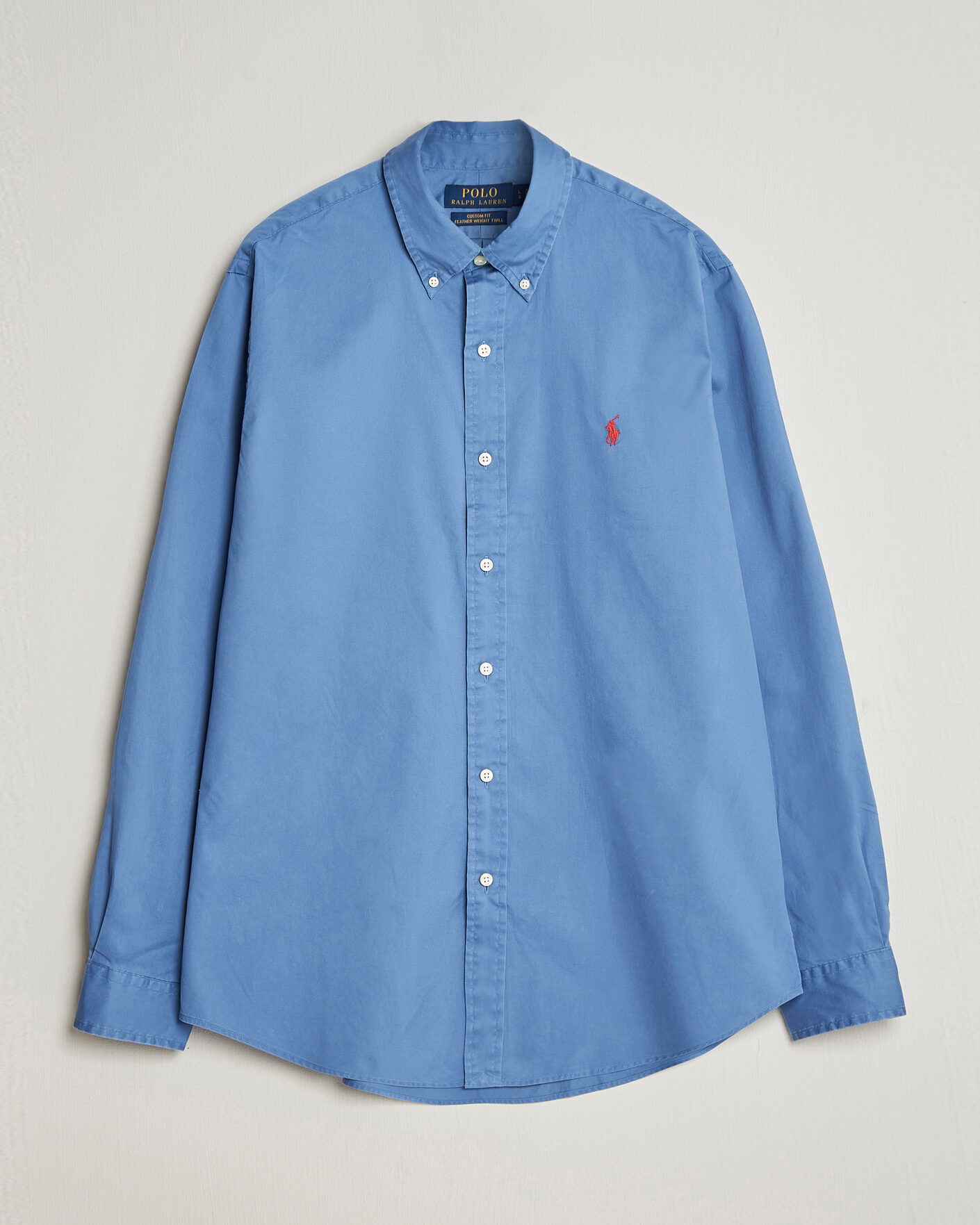 Hombres | Camisas | Polo Ralph Lauren | Custom Fit Garment Twill Shirt Nimes Blue