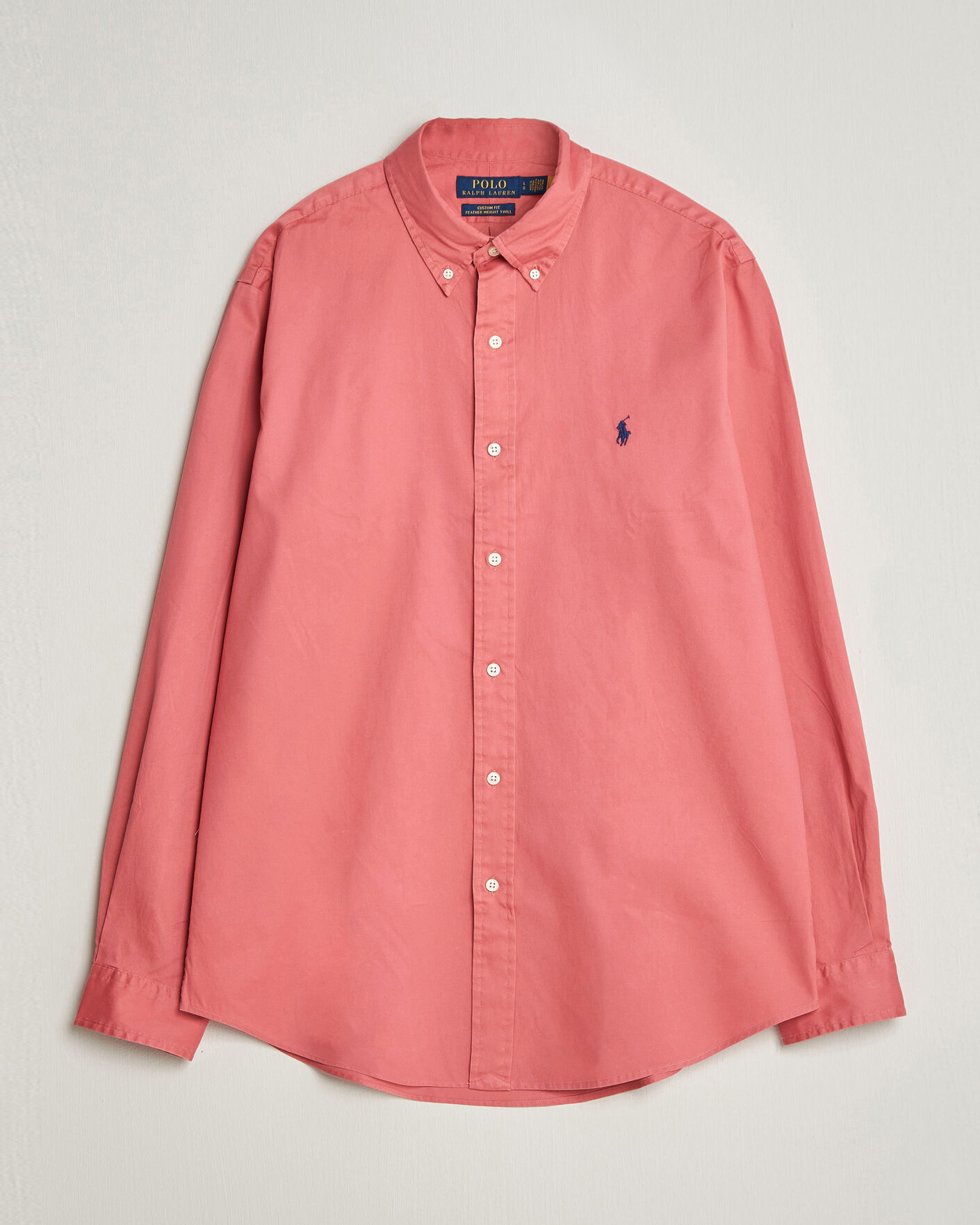 Hombres | Camisas | Polo Ralph Lauren | Custom Fit Garment Twill Shirt Adirondack Berry