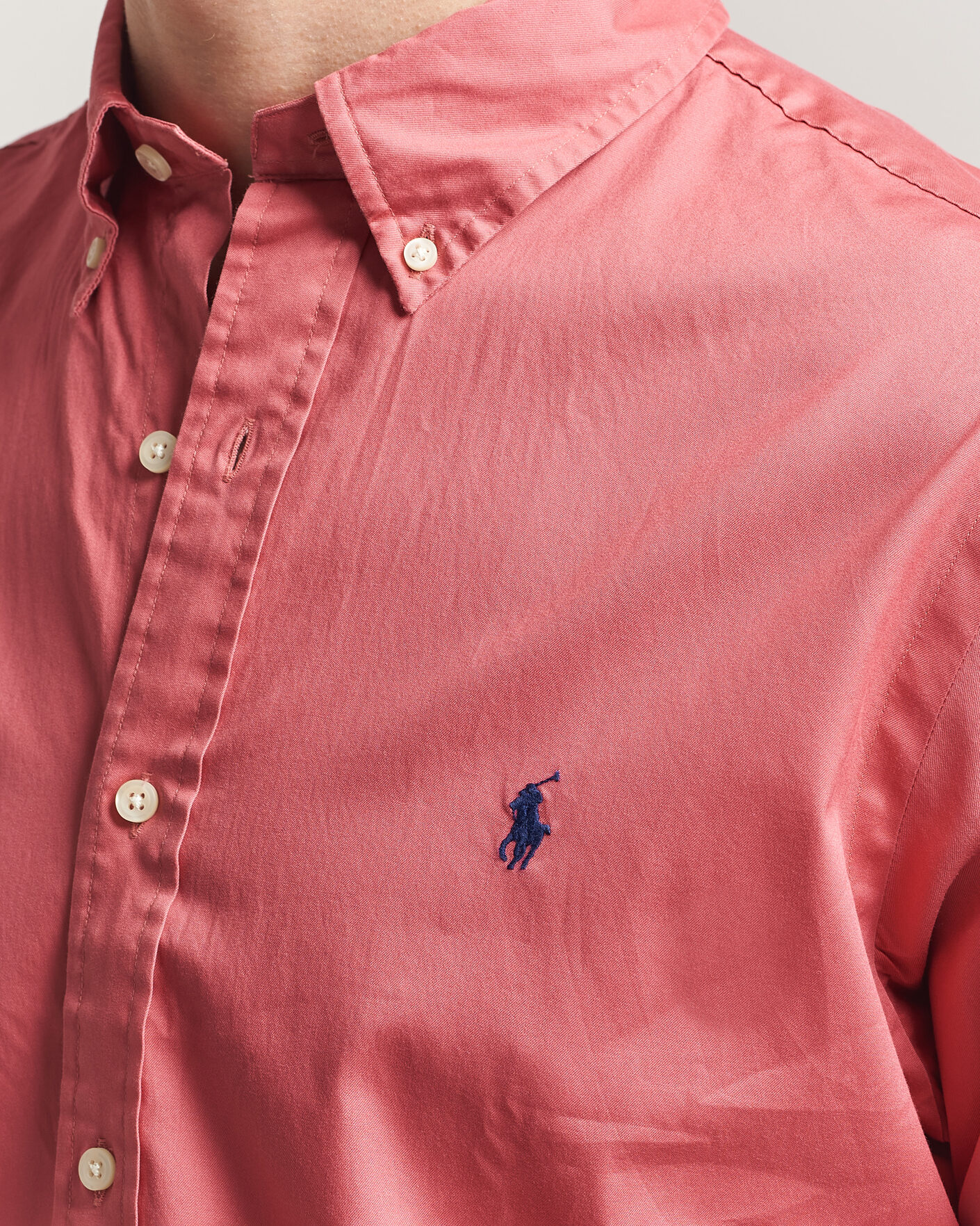 Hombres | Camisas | Polo Ralph Lauren | Custom Fit Garment Twill Shirt Adirondack Berry