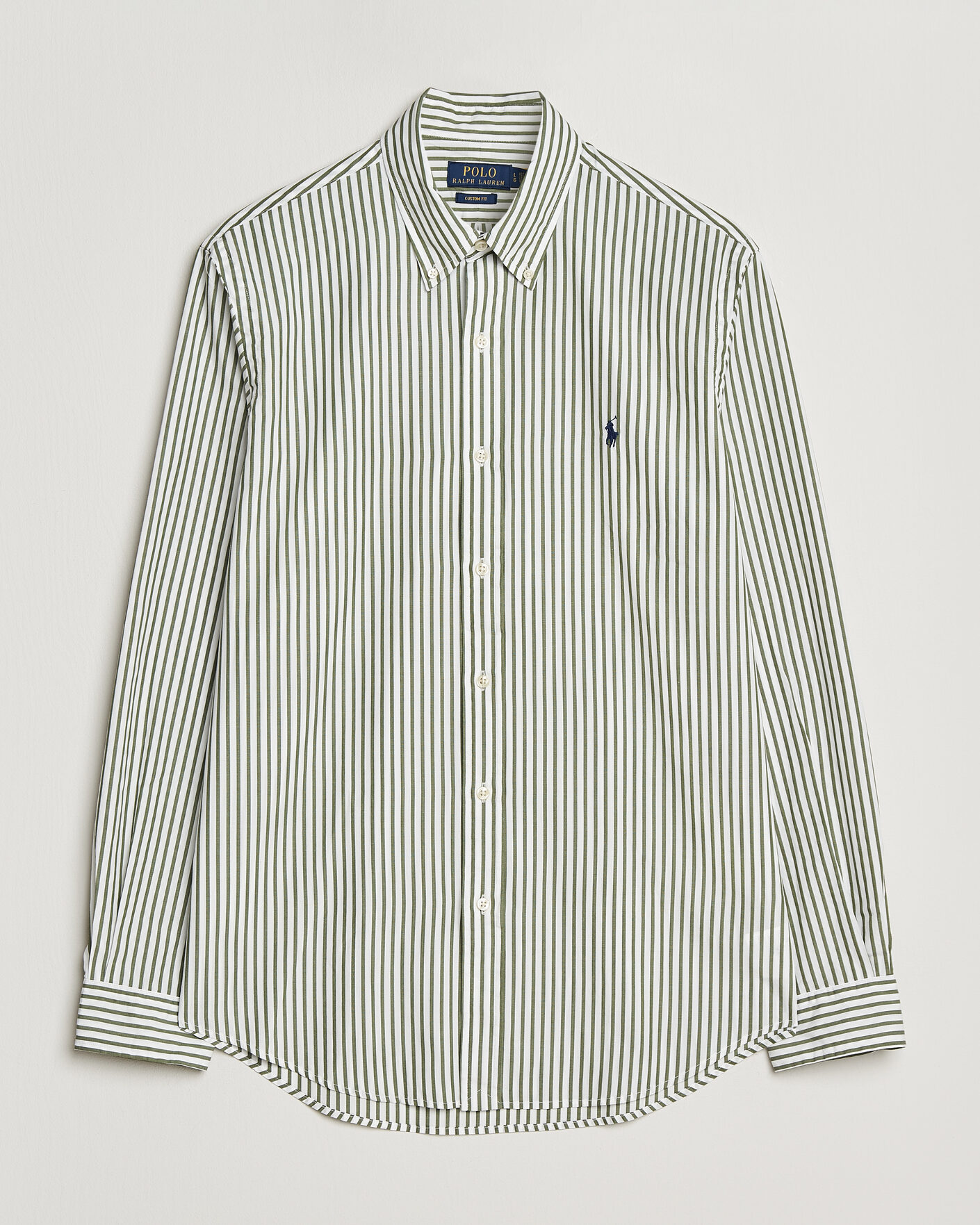 Hombres | Camisas | Polo Ralph Lauren | Custom Fit Poplin Striped Shirt Garden Trail