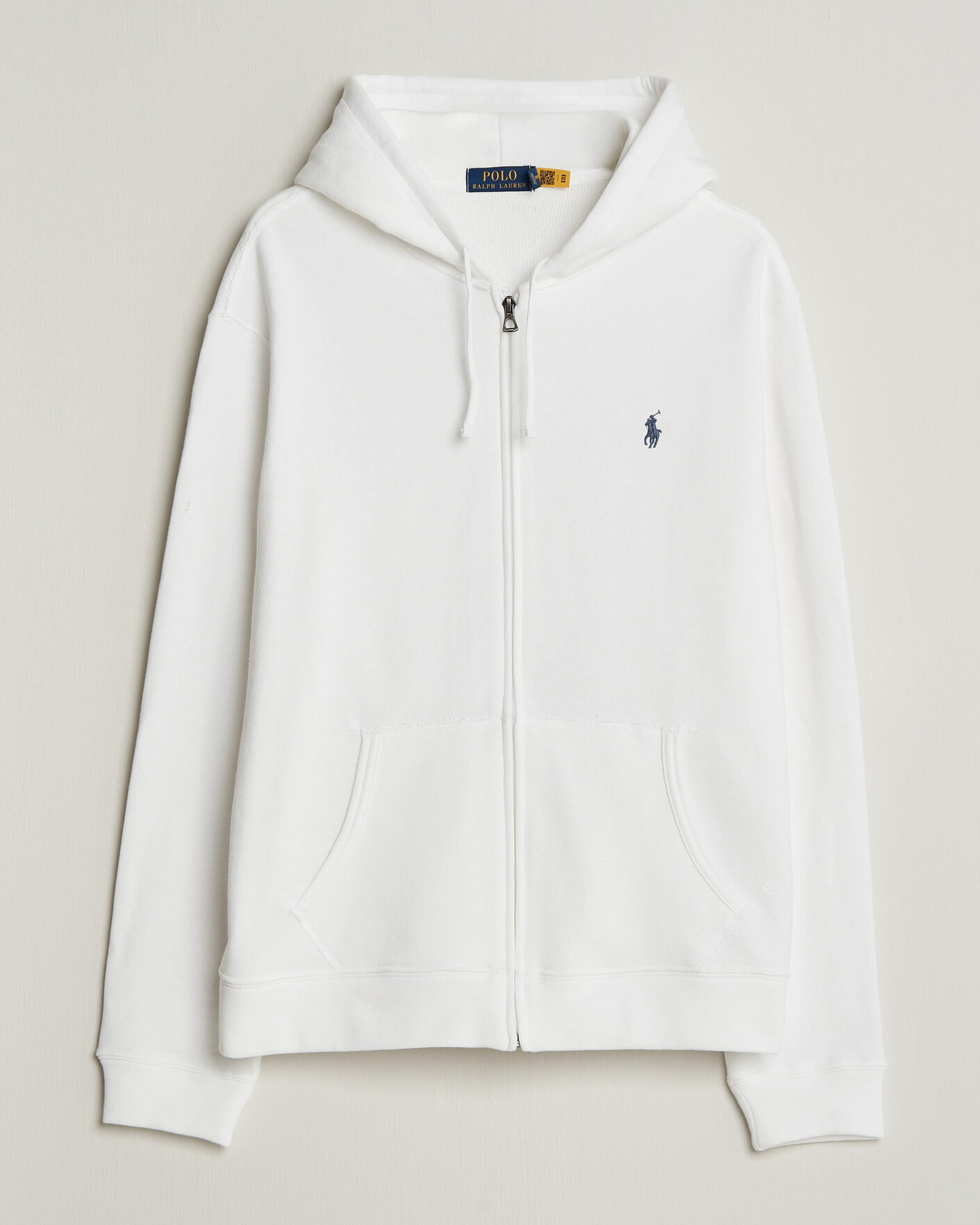 Hombres | Jerséis y prendas de punto | Polo Ralph Lauren | Island Terry Full Zip Hoodie White