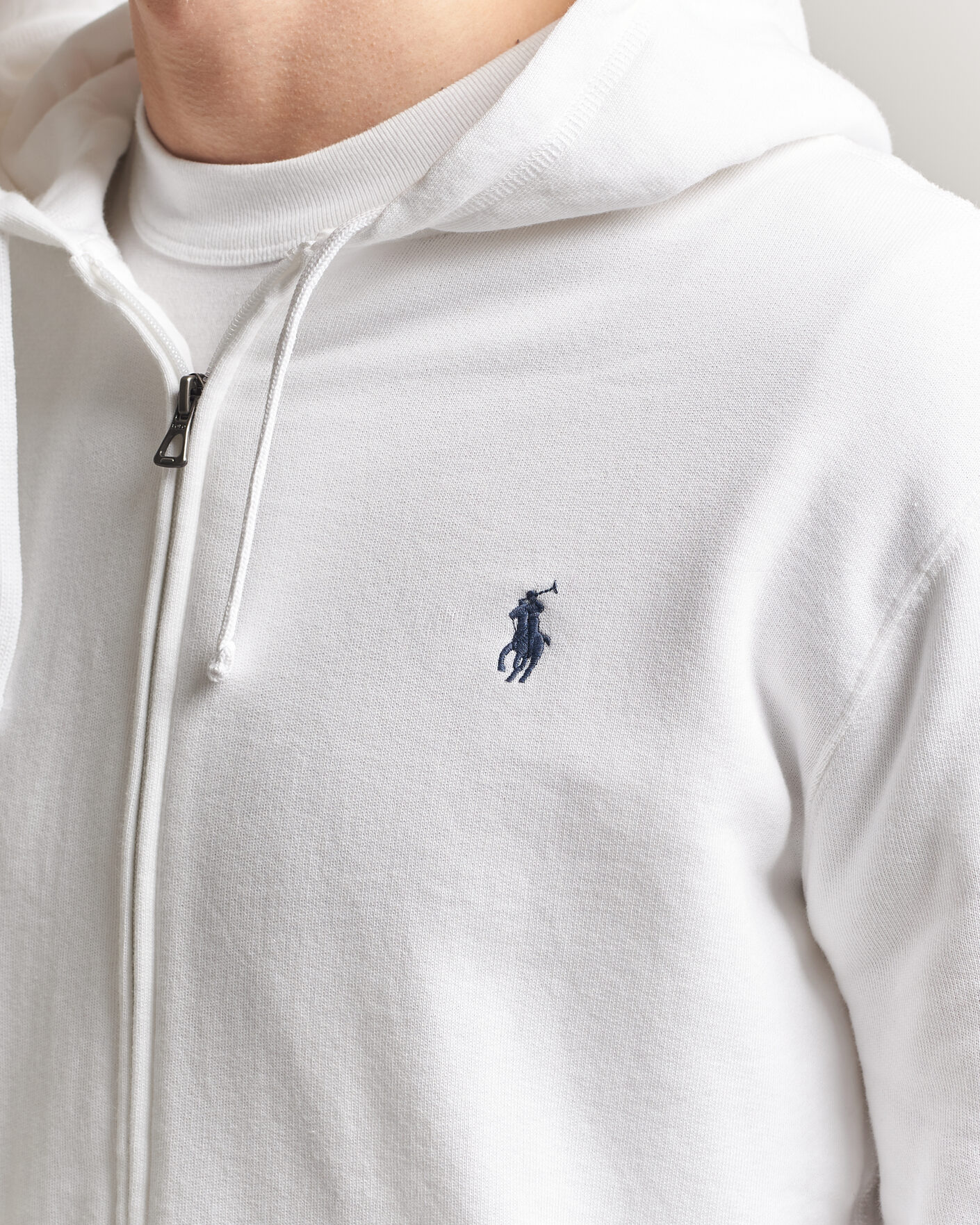 Hombres | Jerséis y prendas de punto | Polo Ralph Lauren | Island Terry Full Zip Hoodie White