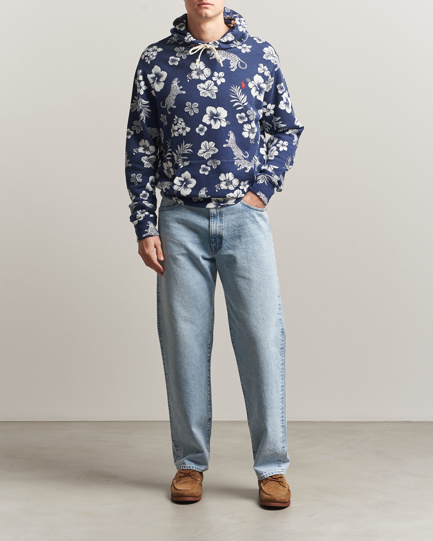 Hombres | Jerséis y prendas de punto | Polo Ralph Lauren | Island Terry Hoodie Jaguar Tropical