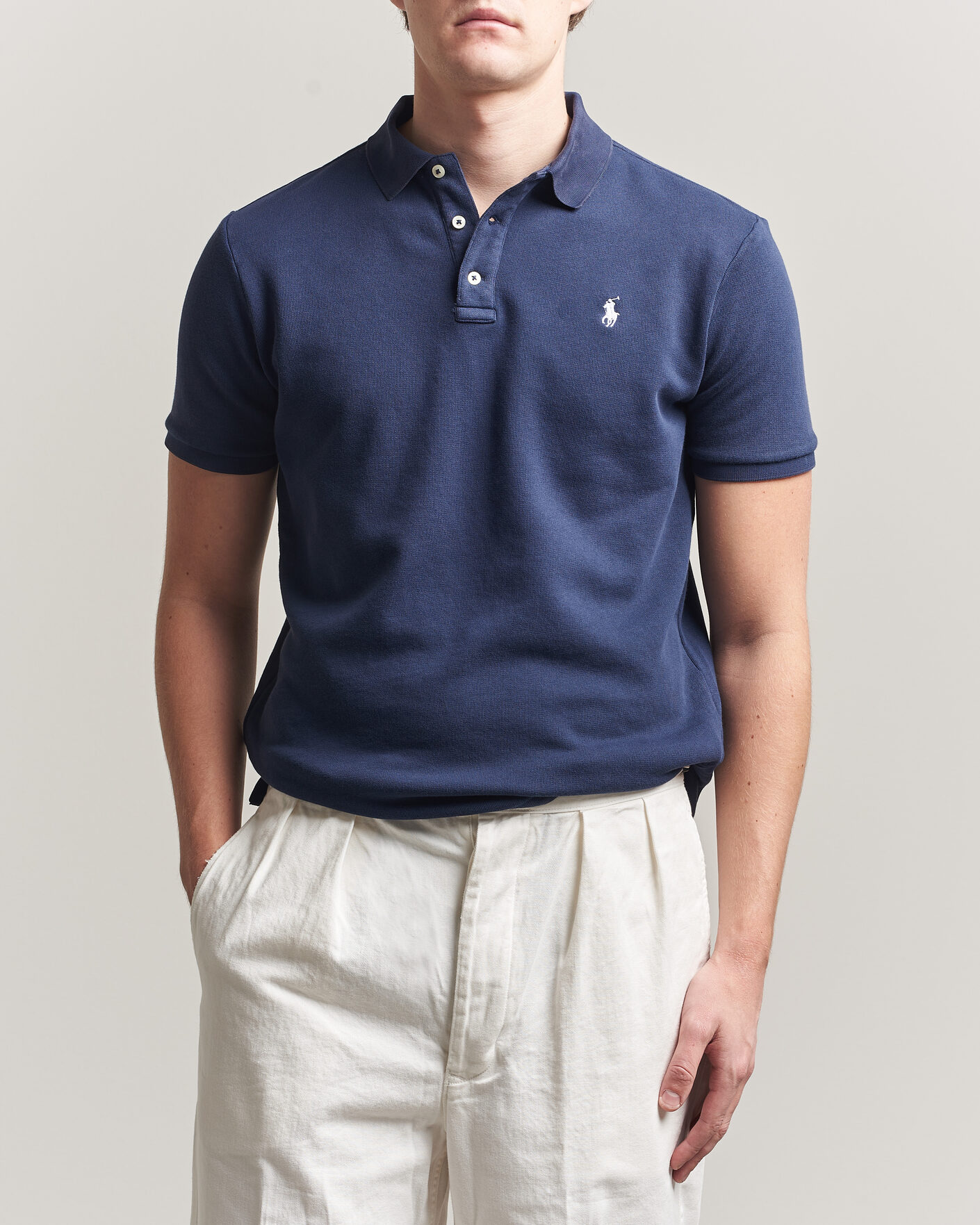 Hombres | Polos | Polo Ralph Lauren | Island Terry Polo Newport Navy