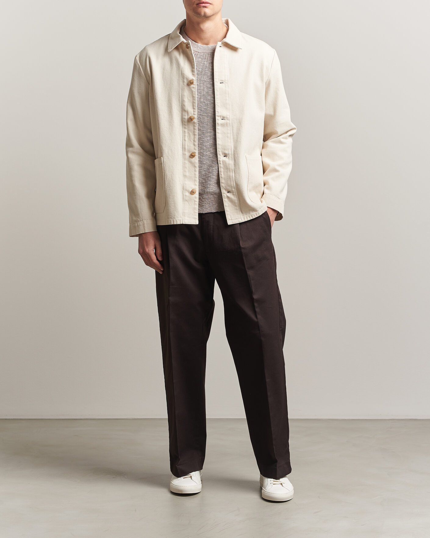Hombres | Camisas | A.P.C. | Kerlouan Denim Overshirt Ecru