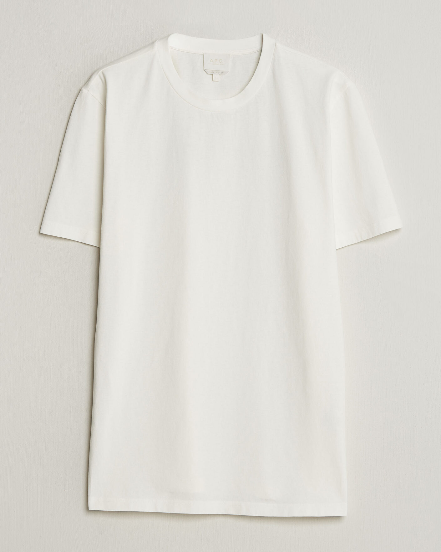 Hombres | Camisetas | A.P.C. | Printed Crew Neck T-Shirt Off White