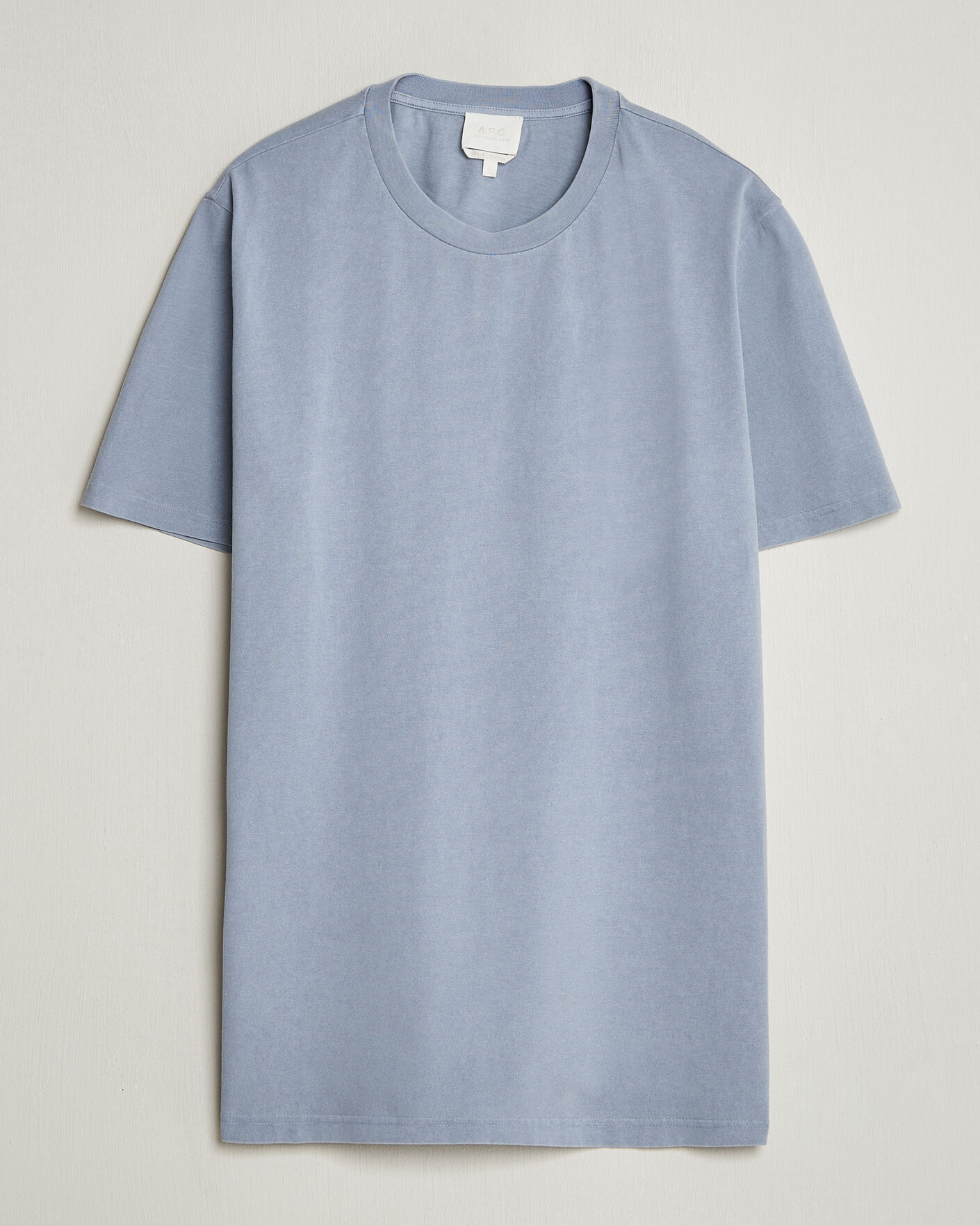 Hombres | Camisetas | A.P.C. | Printed Crew Neck T-Shirt Light Blue
