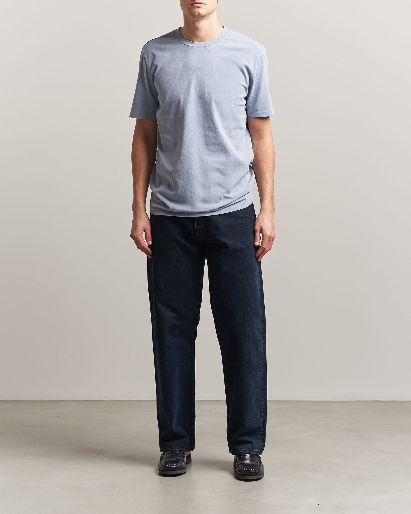 Hombres | Camisetas | A.P.C. | Printed Crew Neck T-Shirt Light Blue