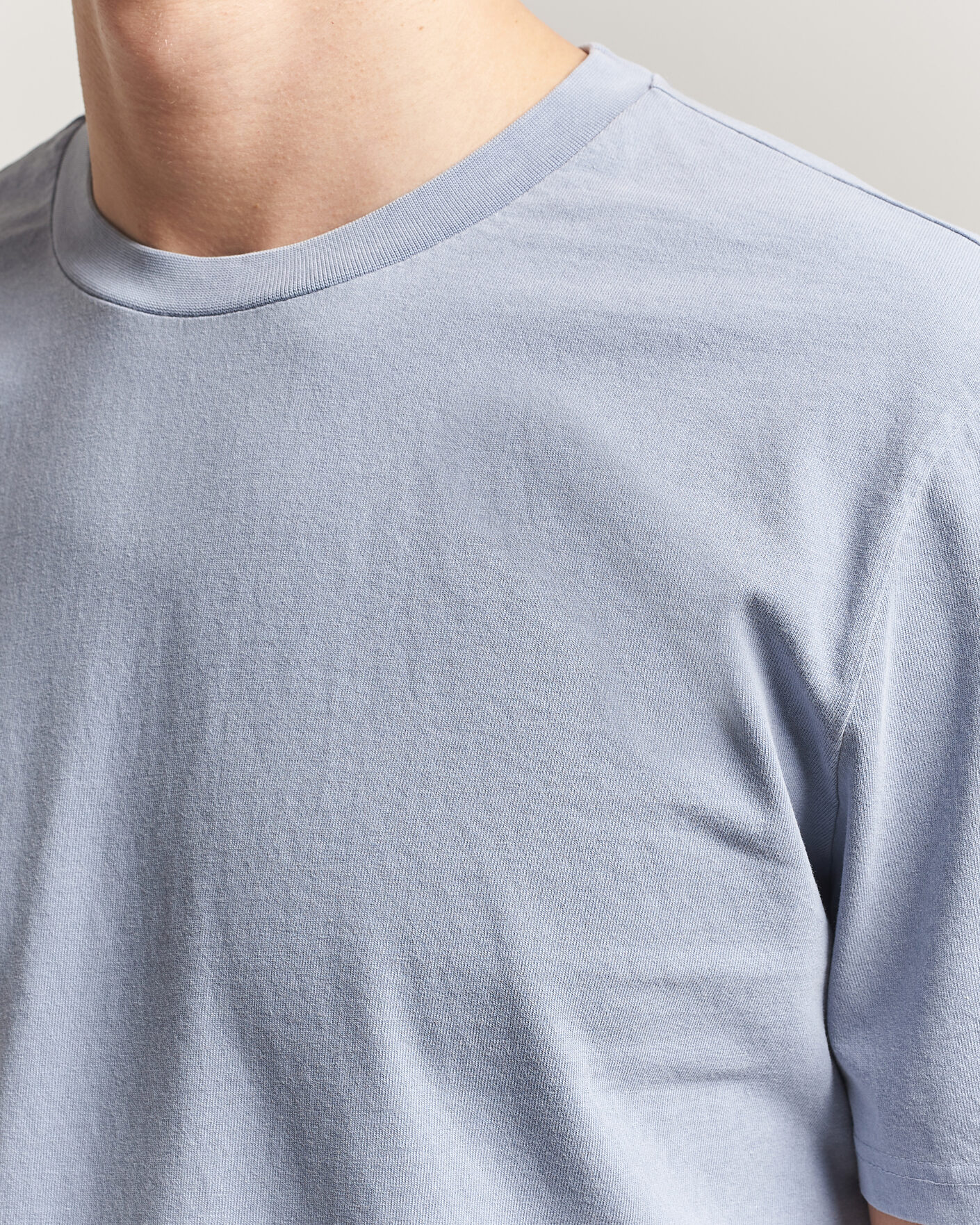 Hombres | Camisetas | A.P.C. | Printed Crew Neck T-Shirt Light Blue