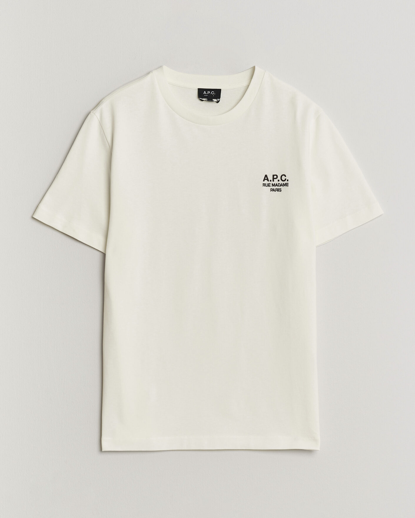 Hombres | Camisetas | A.P.C. | Rue Madame T-Shirt Off White