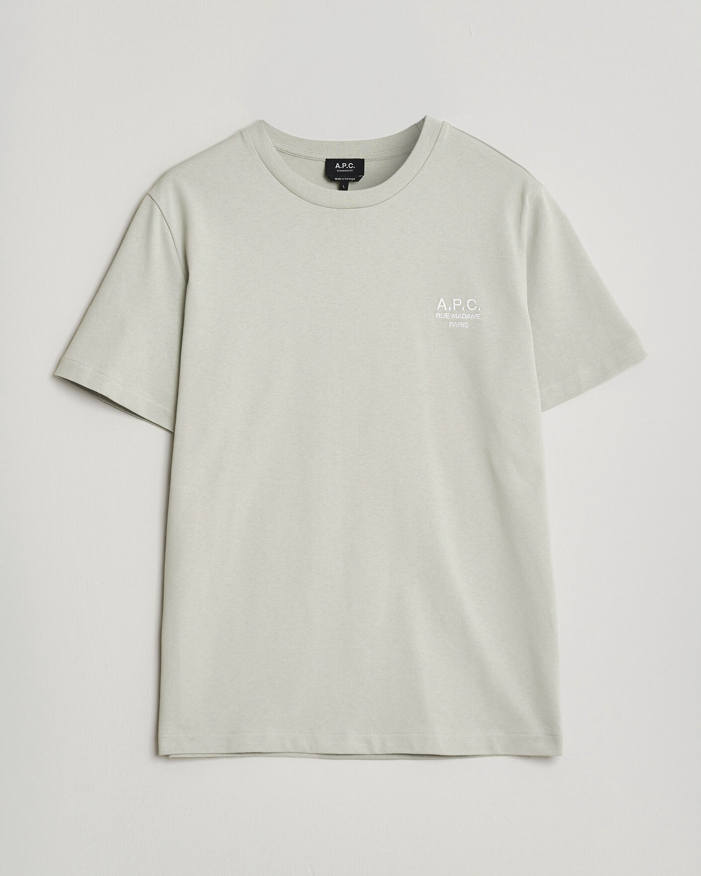Hombres | Camisetas | A.P.C. | Rue Madame T-Shirt Light Green