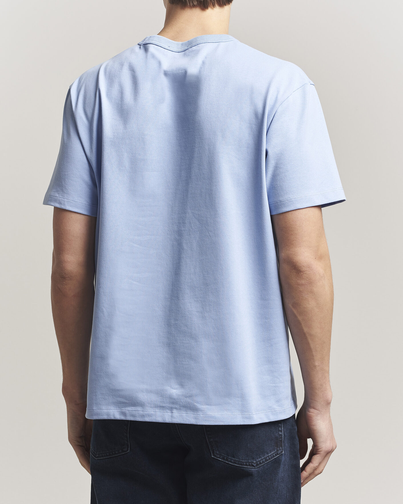Hombres | Camisetas | A.P.C. | Boxy Fit Petit VPC T-Shirt Light Blue