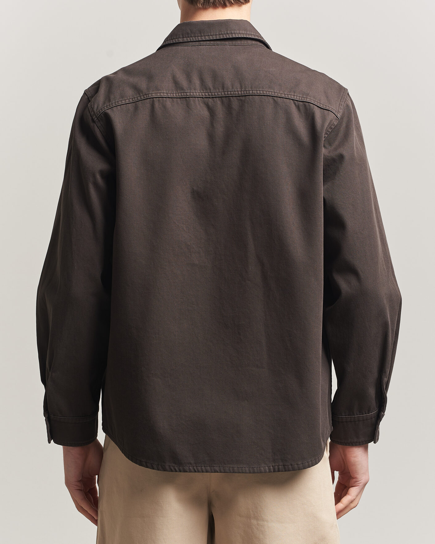Hombres | Camisas | A.P.C. | Noah Cotton Overshirt Dark Brown