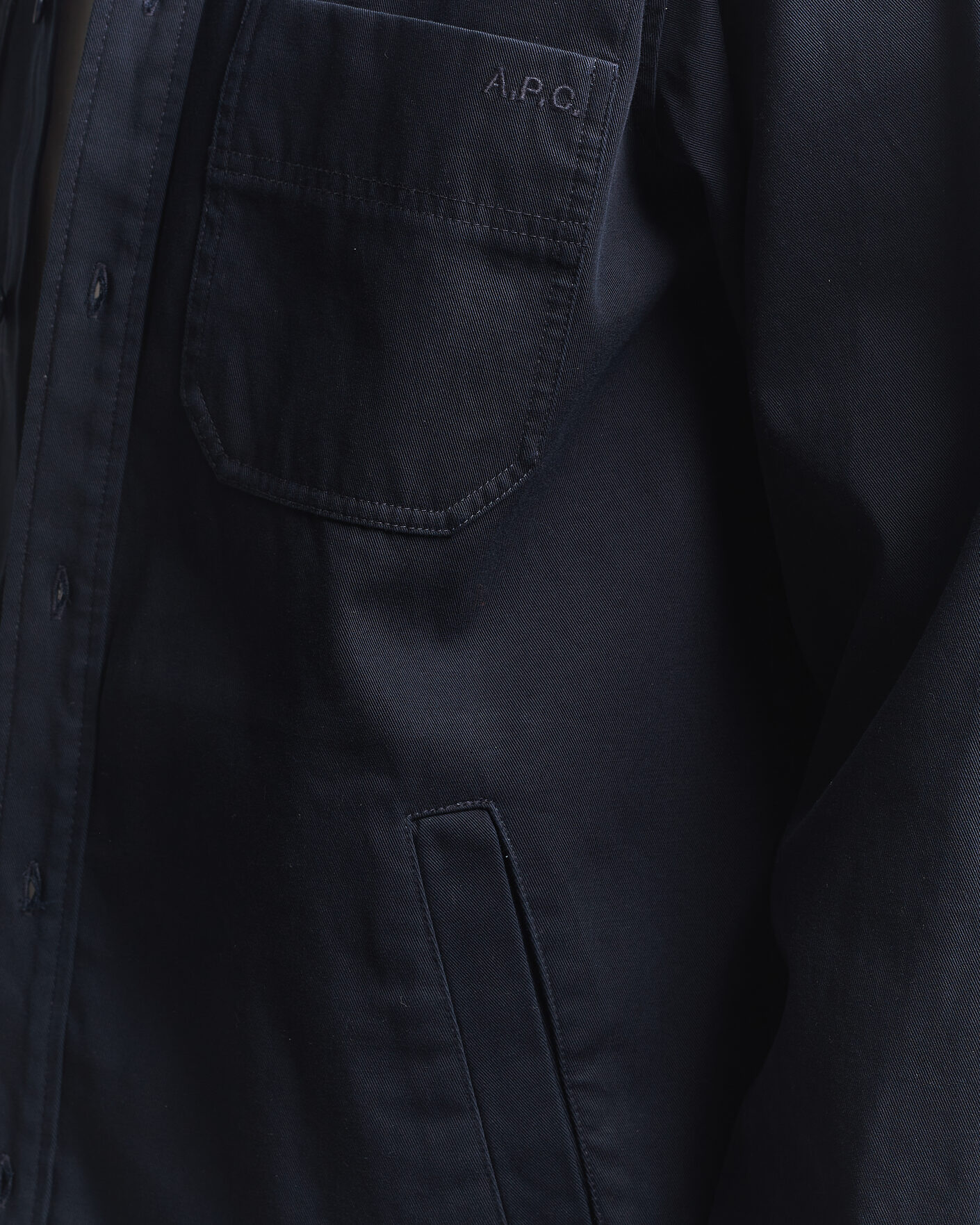 Hombres | Camisas | A.P.C. | Noah Cotton Overshirt Dark Navy