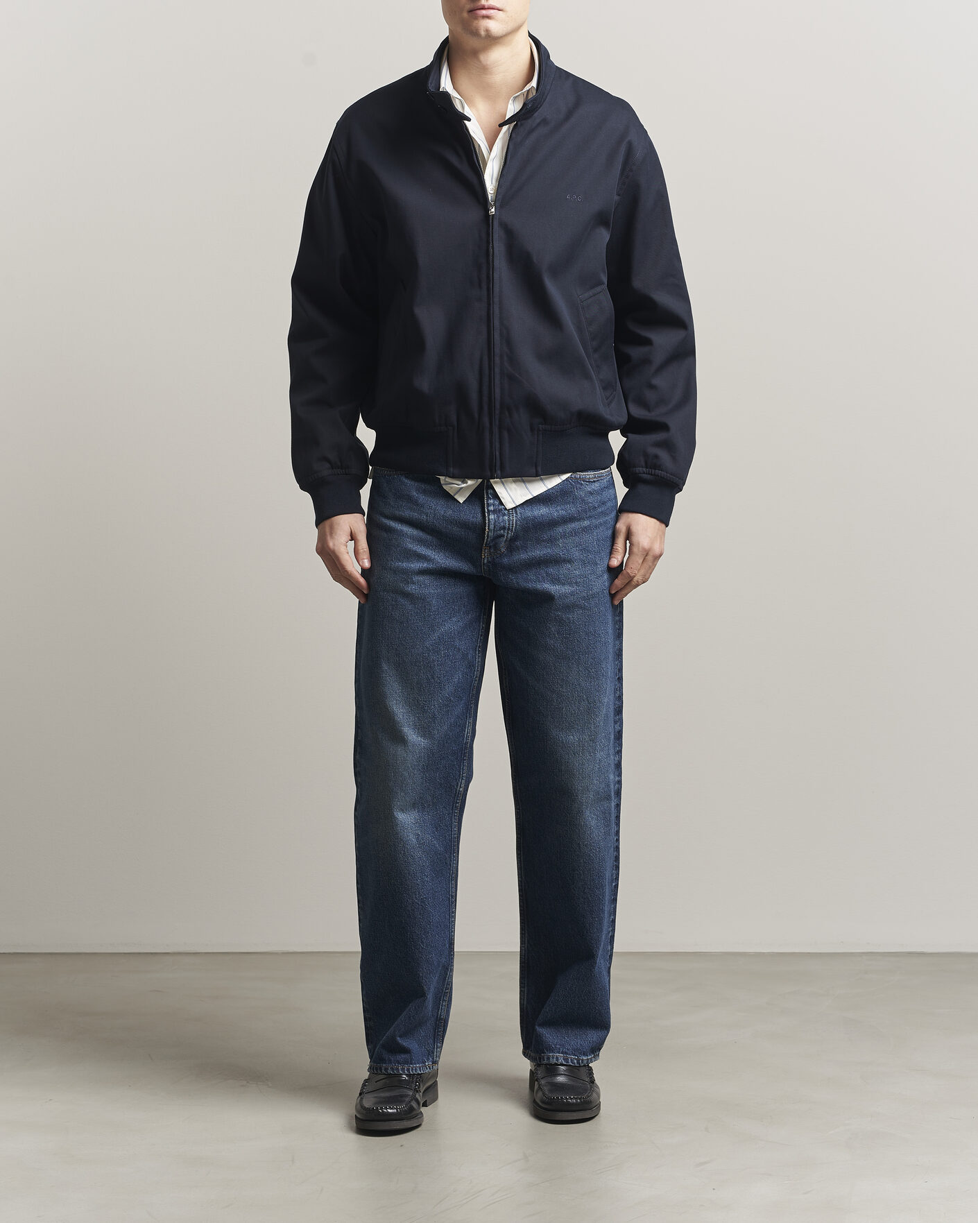 Hombres | Abrigos y chaquetas | A.P.C. | Zipped Jacket Dark Navy
