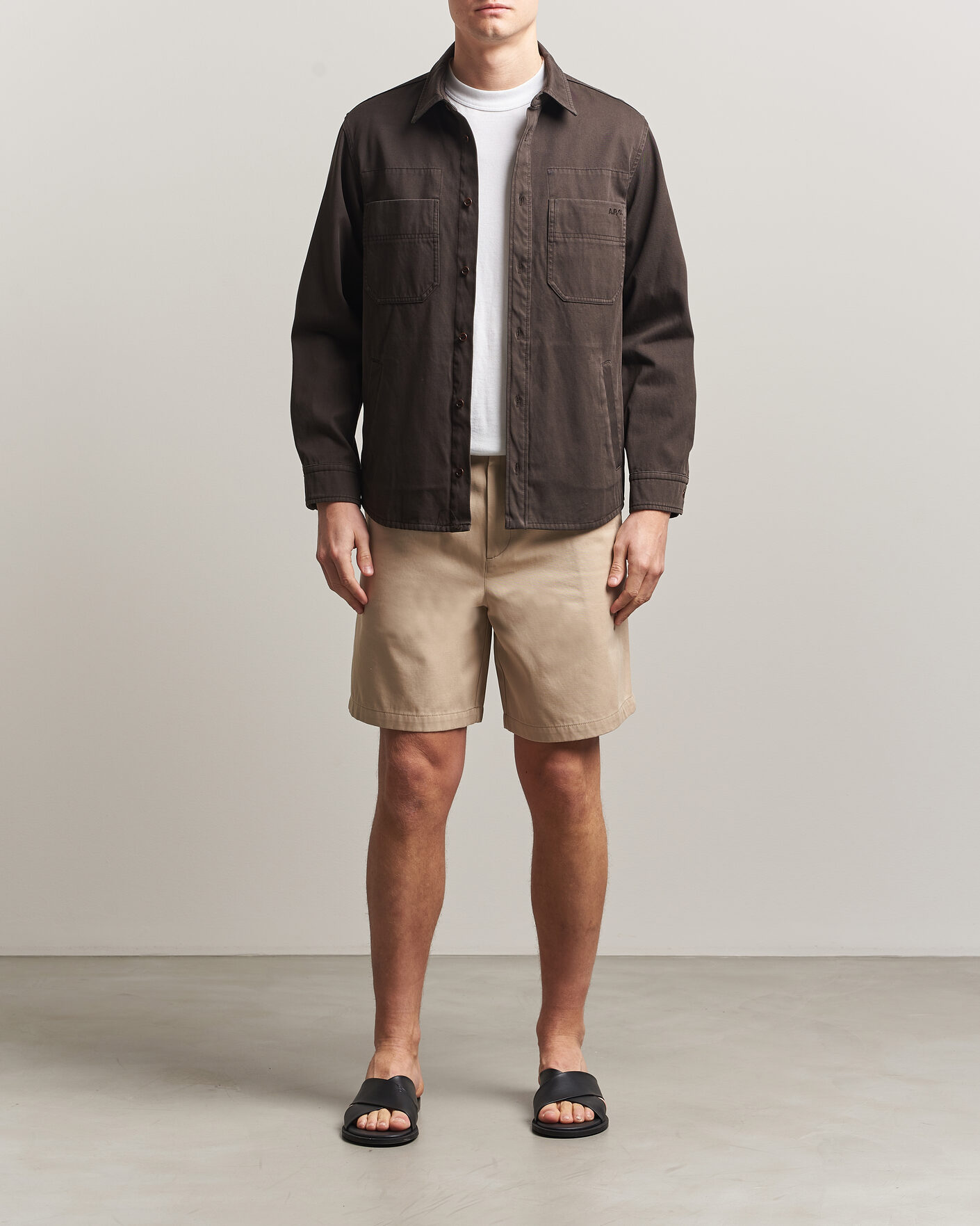 Hombres | Pantalones cortos | A.P.C. | Otis Cotton Chino Shorts Beige
