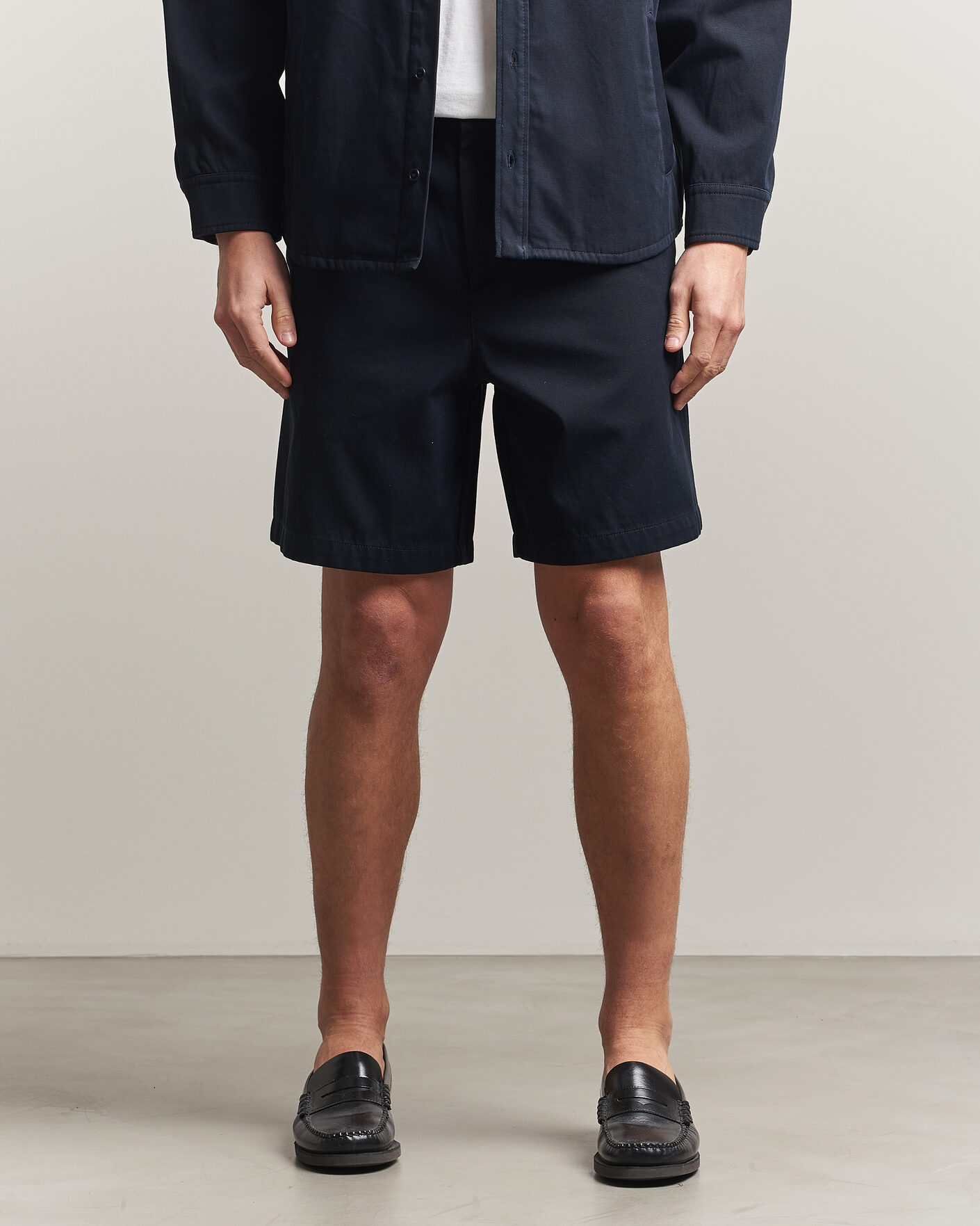 Hombres | Pantalones cortos | A.P.C. | Otis Cotton Chino Shorts Dark Navy
