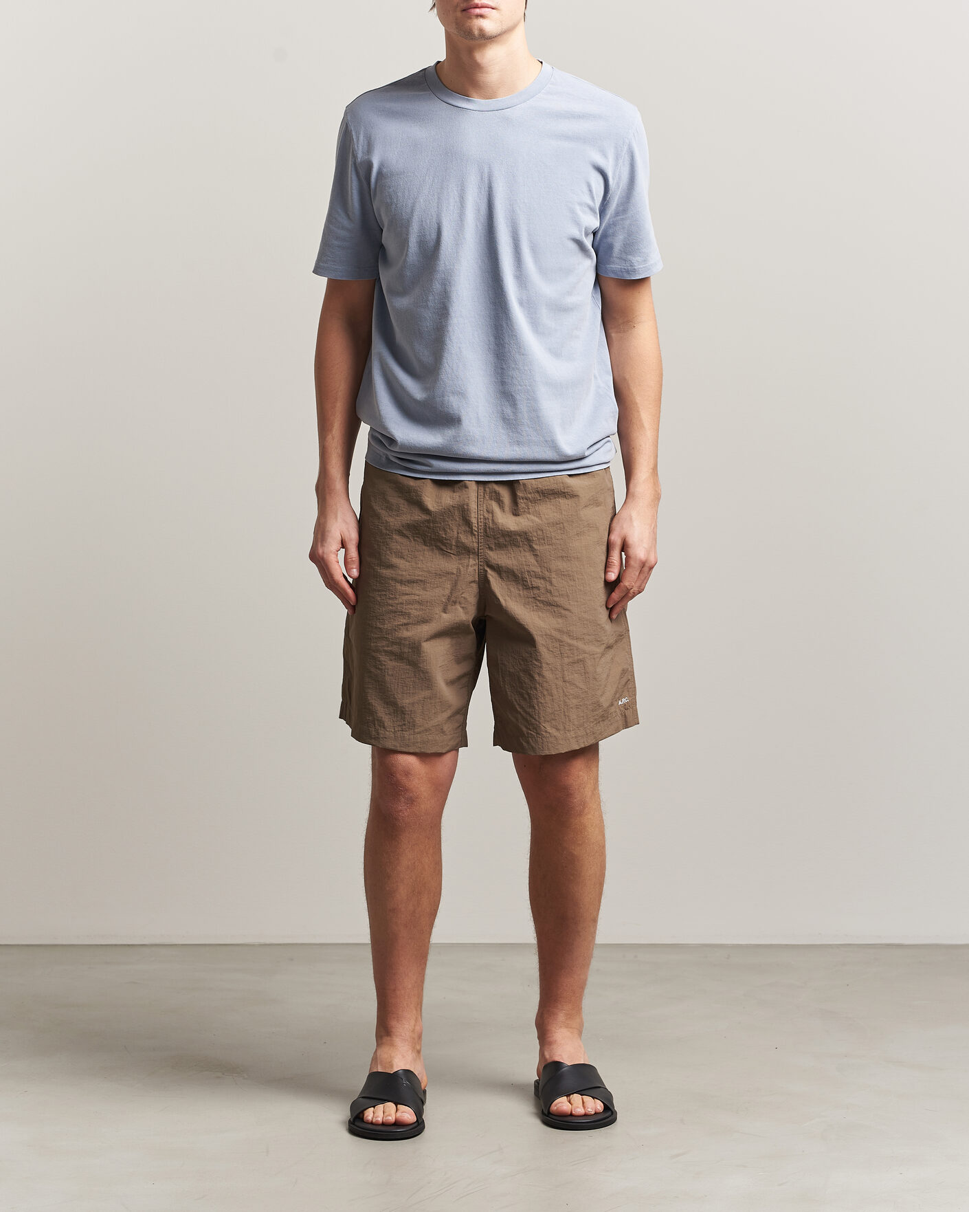 Hombres | Pantalones cortos | A.P.C. | Rio Drawstring Shorts Dark Beige