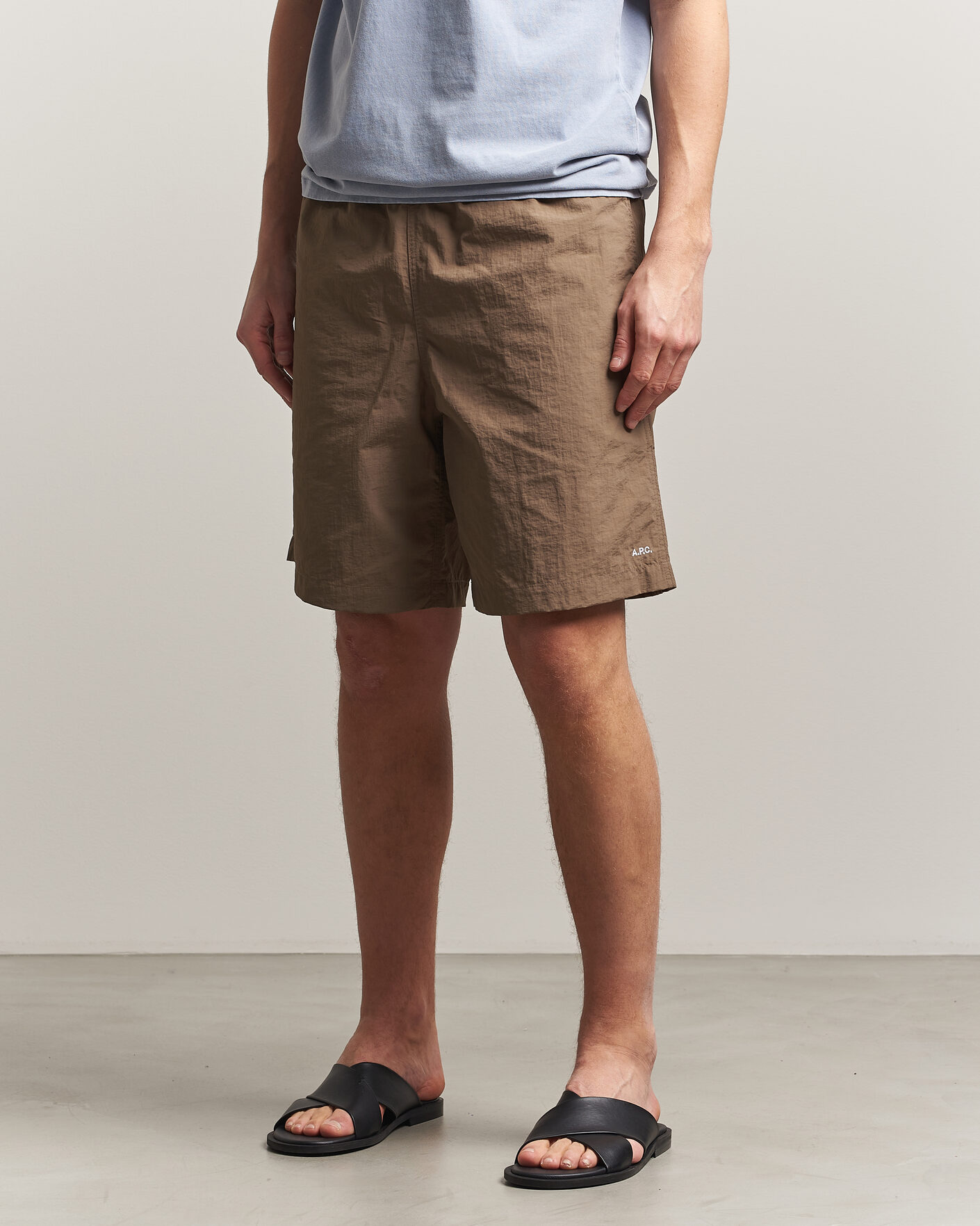 Hombres | Pantalones cortos | A.P.C. | Rio Drawstring Shorts Dark Beige