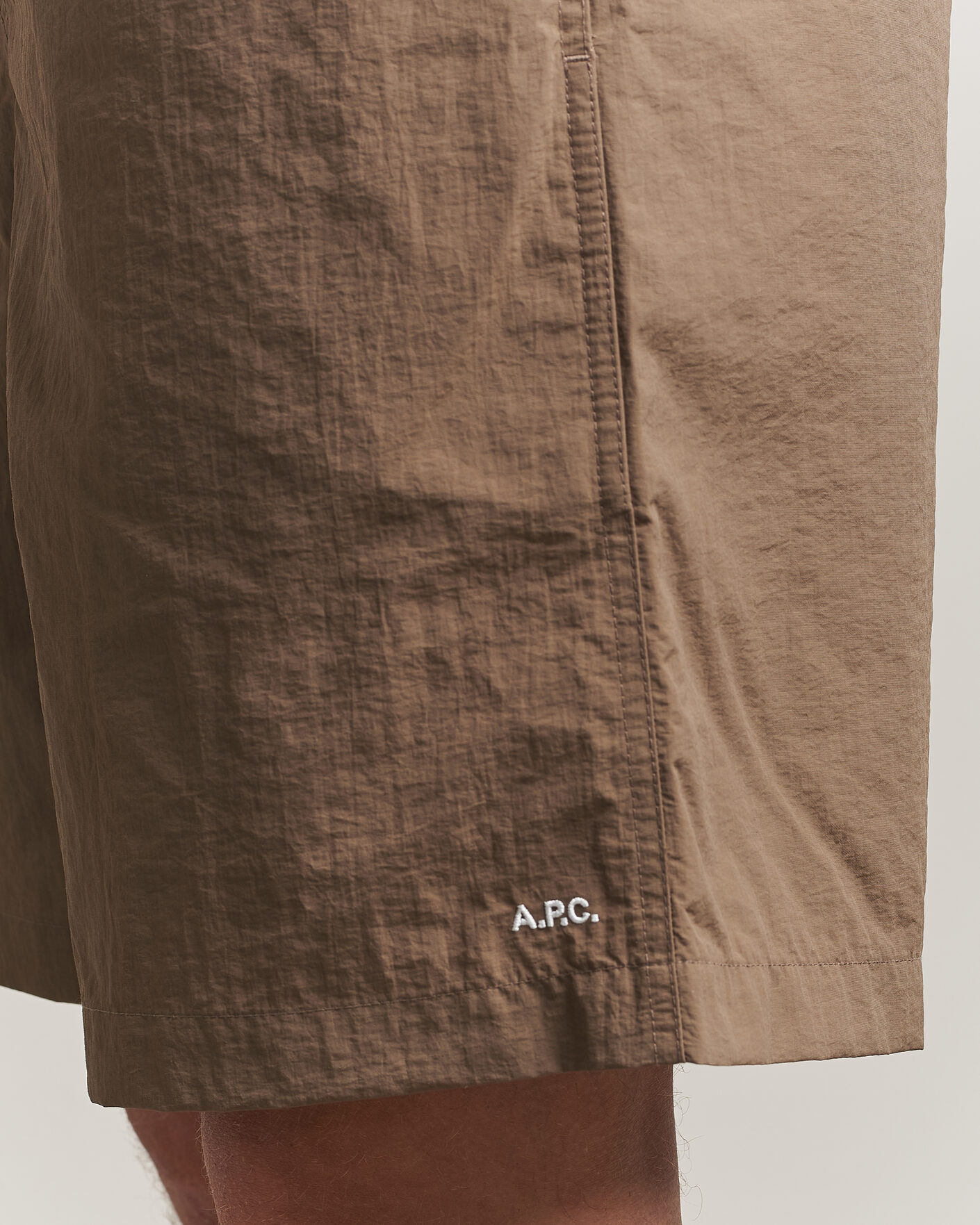 Hombres | Pantalones cortos | A.P.C. | Rio Drawstring Shorts Dark Beige