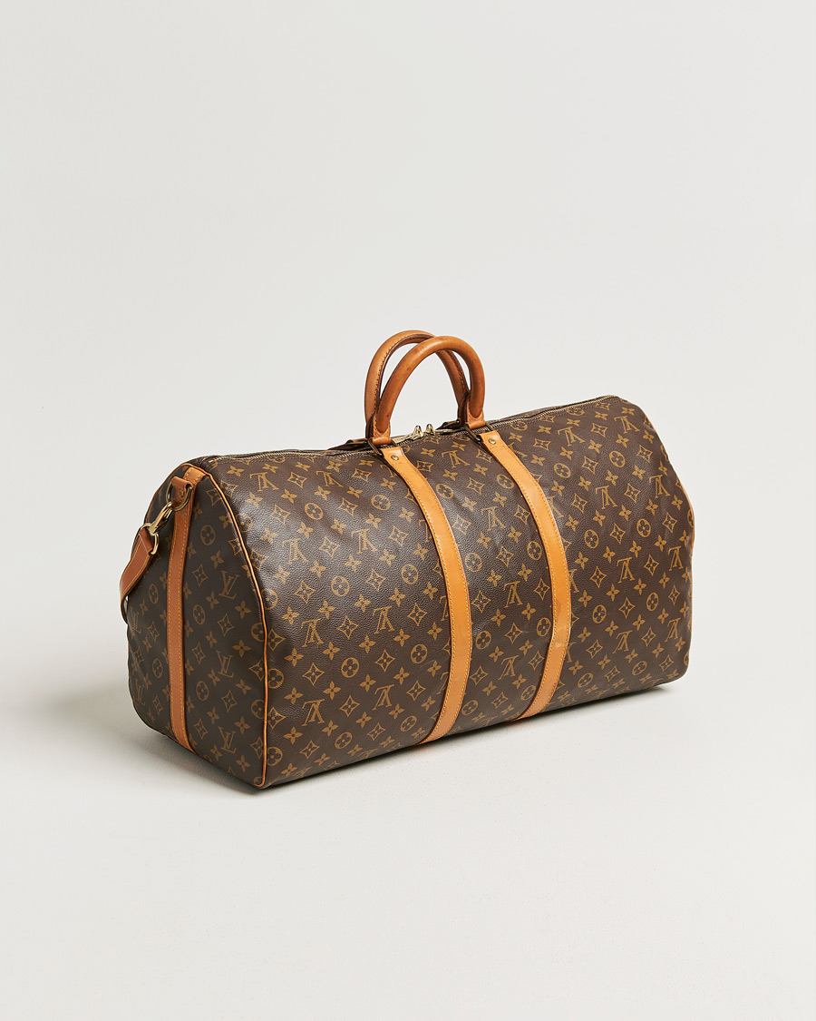 Hombres | Pre-Owned & Vintage Bags | Louis Vuitton Pre-Owned | Keepall Bandouliére 55 Monogram
