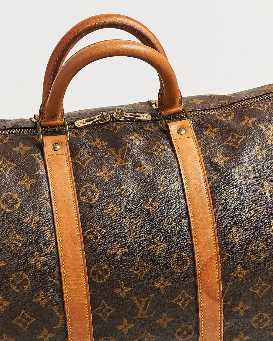 Hombres | Pre-Owned & Vintage Bags | Louis Vuitton Pre-Owned | Keepall Bandouliére 55 Monogram