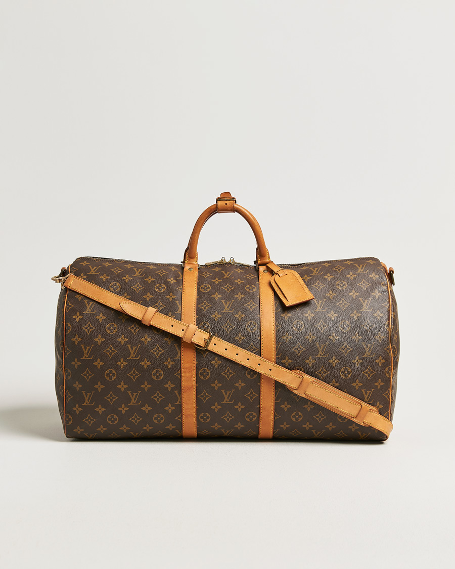 Hombres | Pre-Owned & Vintage Bags | Louis Vuitton Pre-Owned | Keepall Bandouliére 55 Monogram
