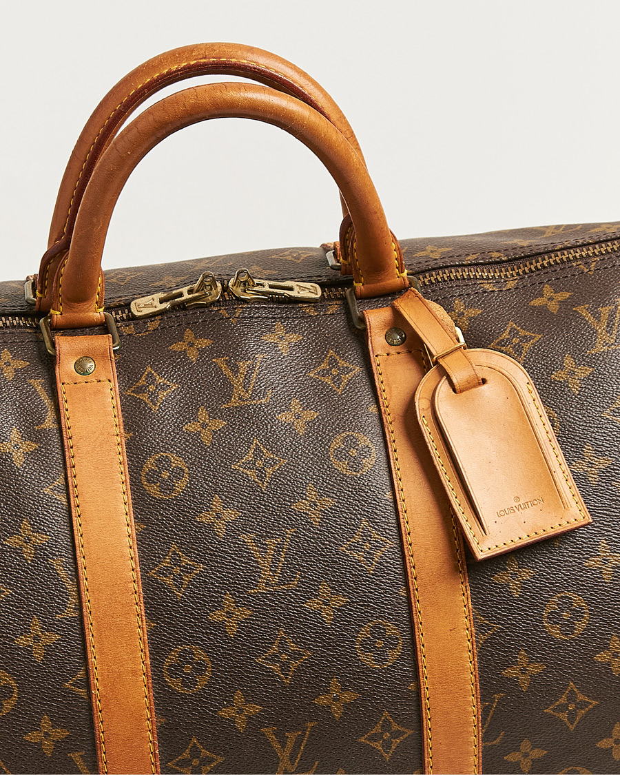 Hombres | Pre-Owned & Vintage Bags | Louis Vuitton Pre-Owned | Keepall Bandouliére 55 Monogram