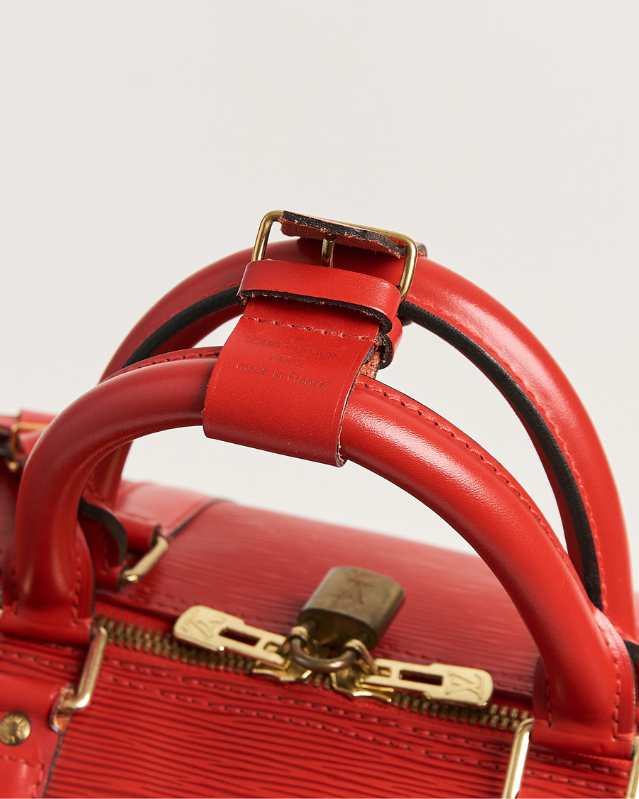 Hombres | Pre-Owned & Vintage Bags | Louis Vuitton Pre-Owned | Keepall 50 Epi Leather Red