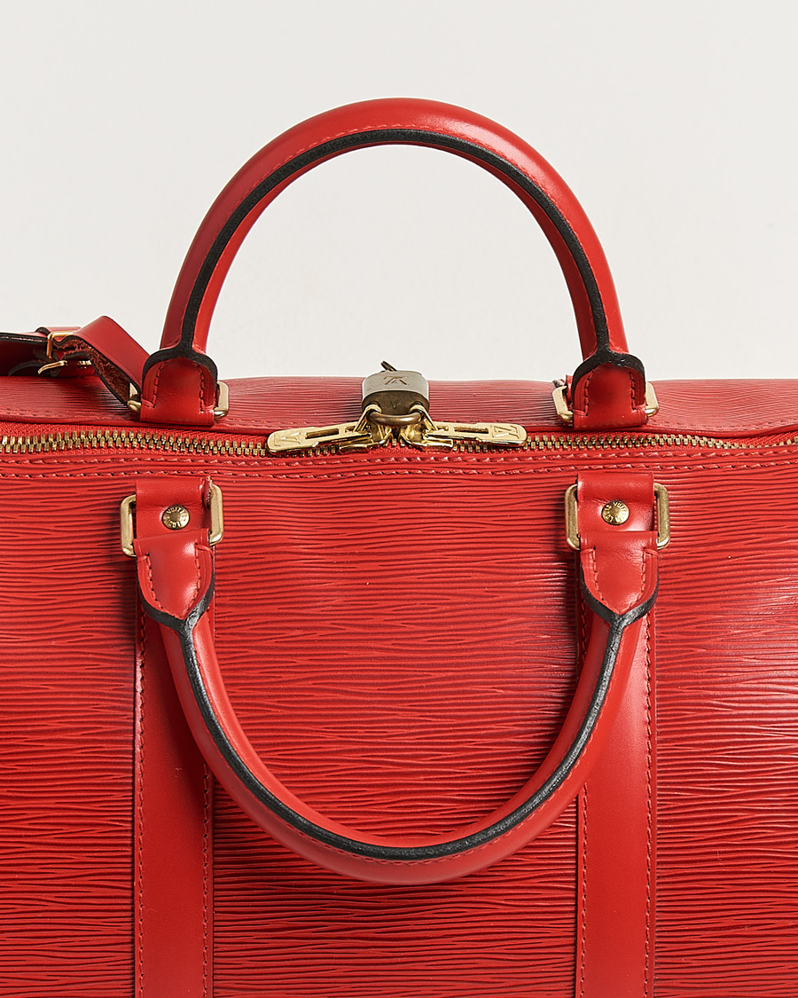 Hombres | Pre-Owned & Vintage Bags | Louis Vuitton Pre-Owned | Keepall 50 Epi Leather Red