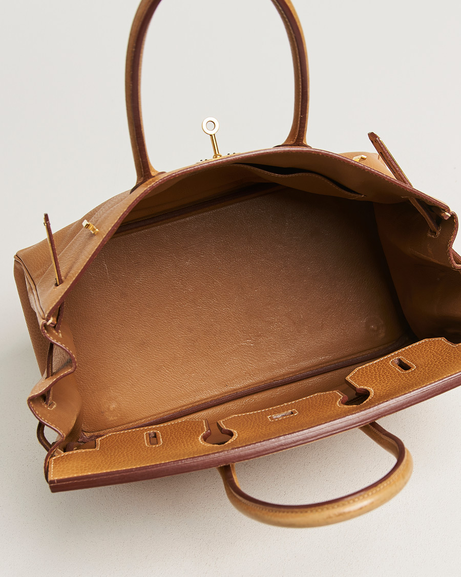 Hombres | Pre-Owned & Vintage Bags | Hermès Pre-Owned | Birkin 35 Ardennes Gold