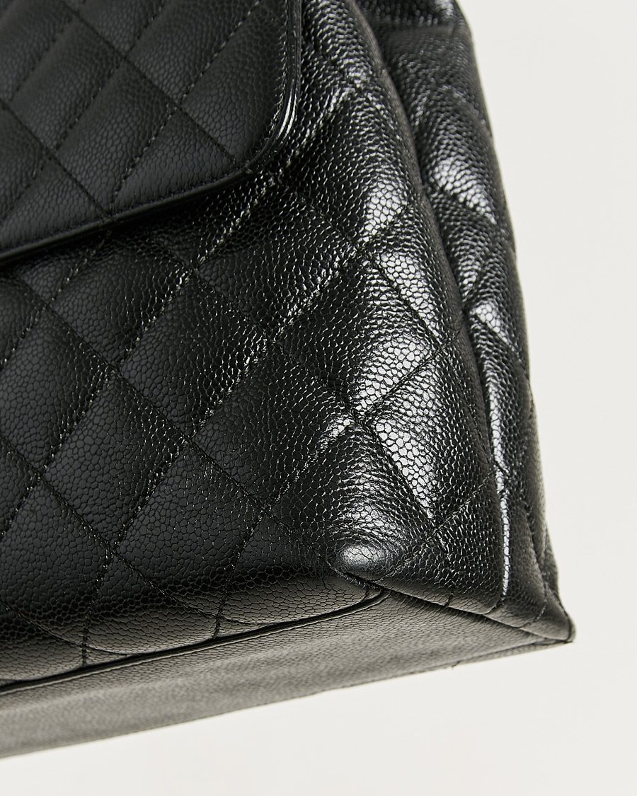 Hombres | Pre-Owned & Vintage Bags | Chanel Pre-Owned | Kelly Top Handle Bag Caviar Black