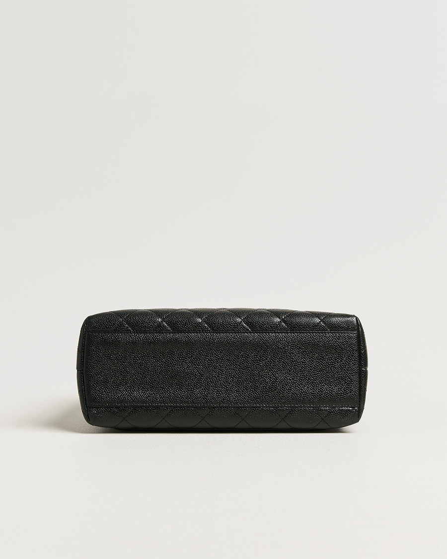 Hombres | Pre-Owned & Vintage Bags | Chanel Pre-Owned | Kelly Top Handle Bag Caviar Black