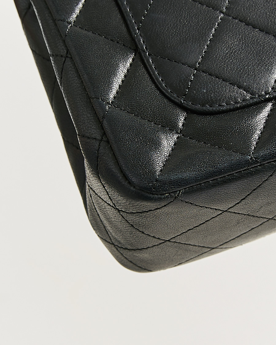 Hombres | Pre-Owned & Vintage Bags | Chanel Pre-Owned | Classic Double Flap Small Lamskin Black